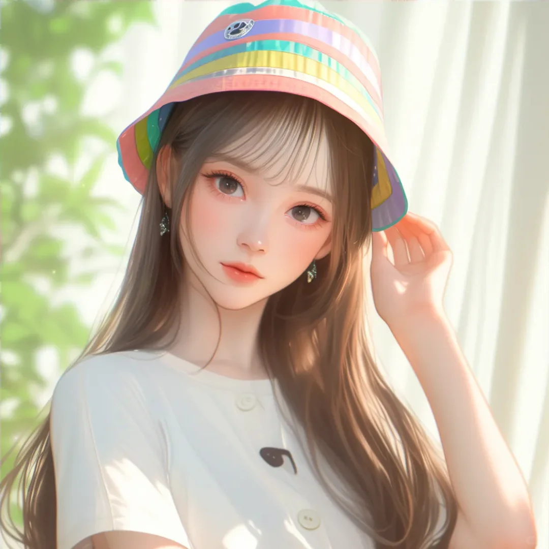 甜妹浅笑盈盈，心柔软。