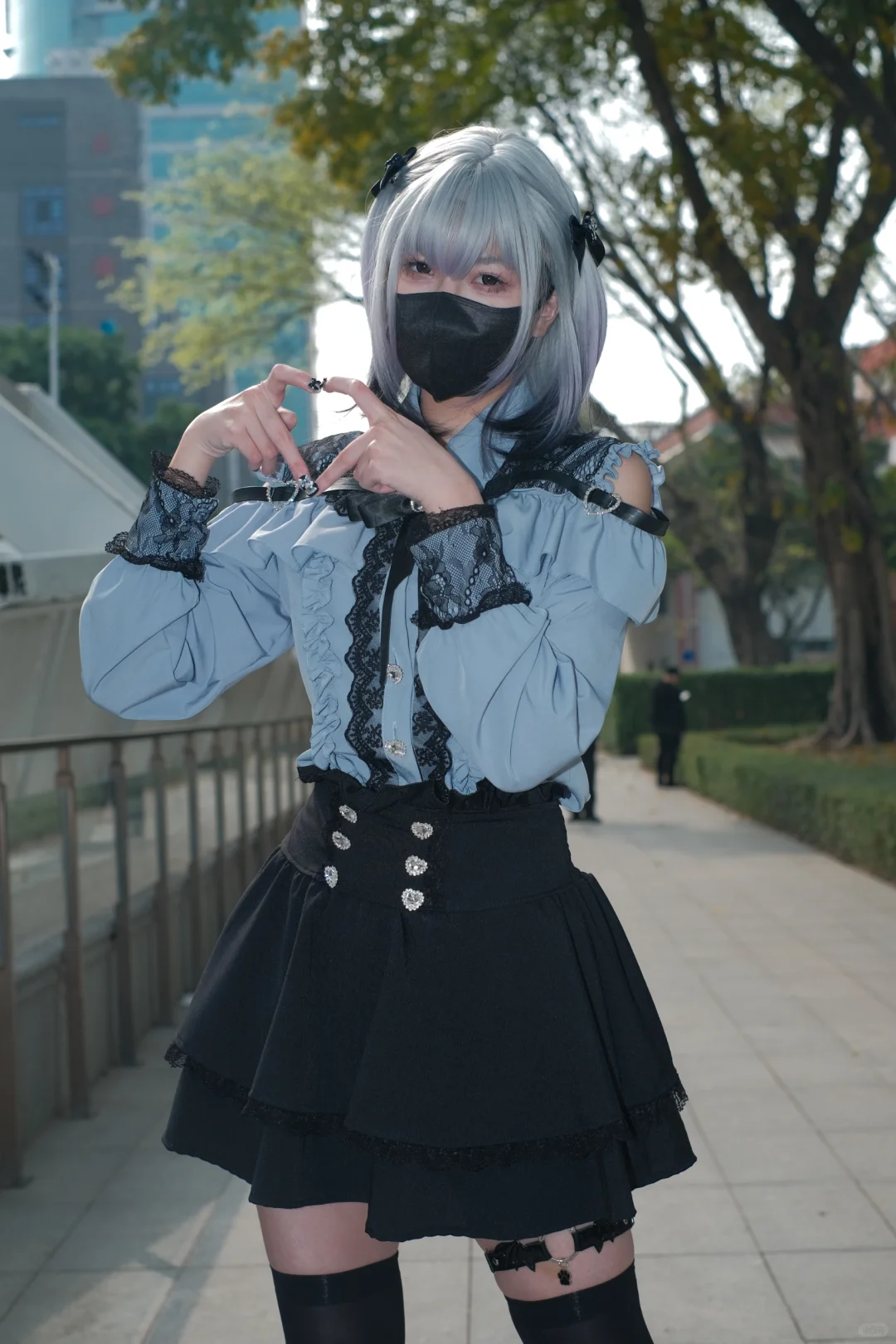 地雷系肉腿JK少女