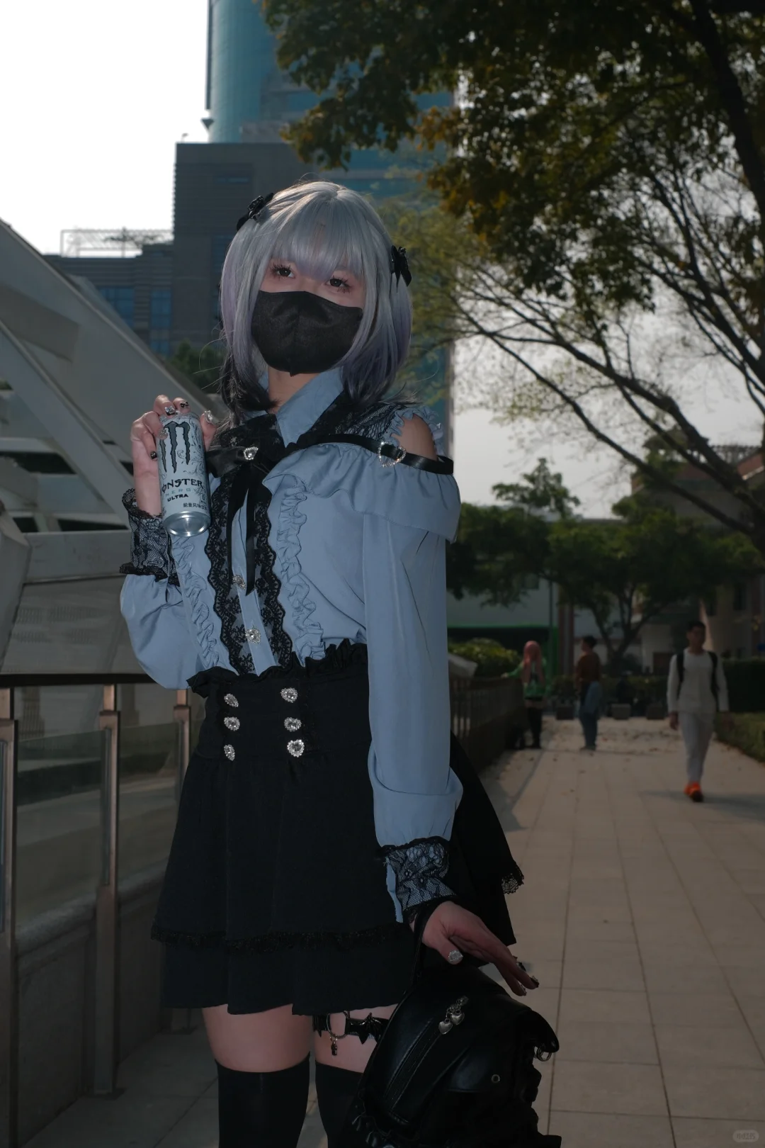 地雷系肉腿JK少女