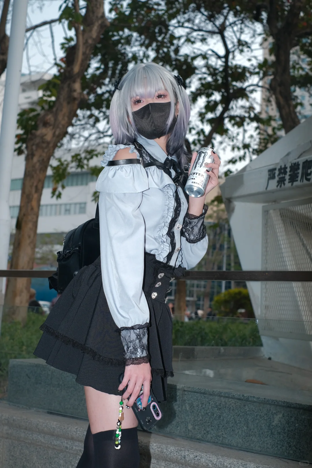 地雷系肉腿JK少女