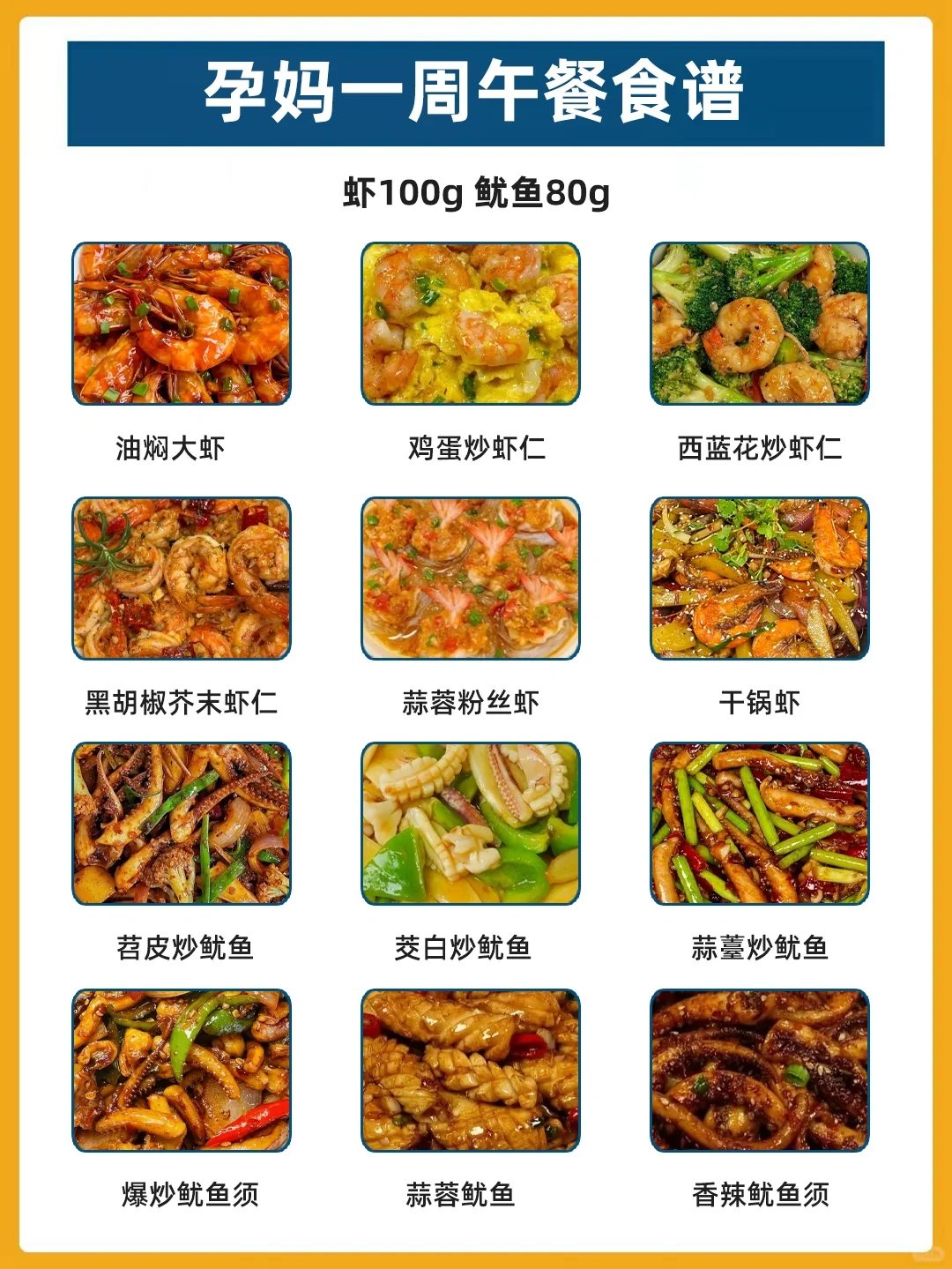 怕糖孕妈一周早中晚菜谱合集❗️一看就知道❗️