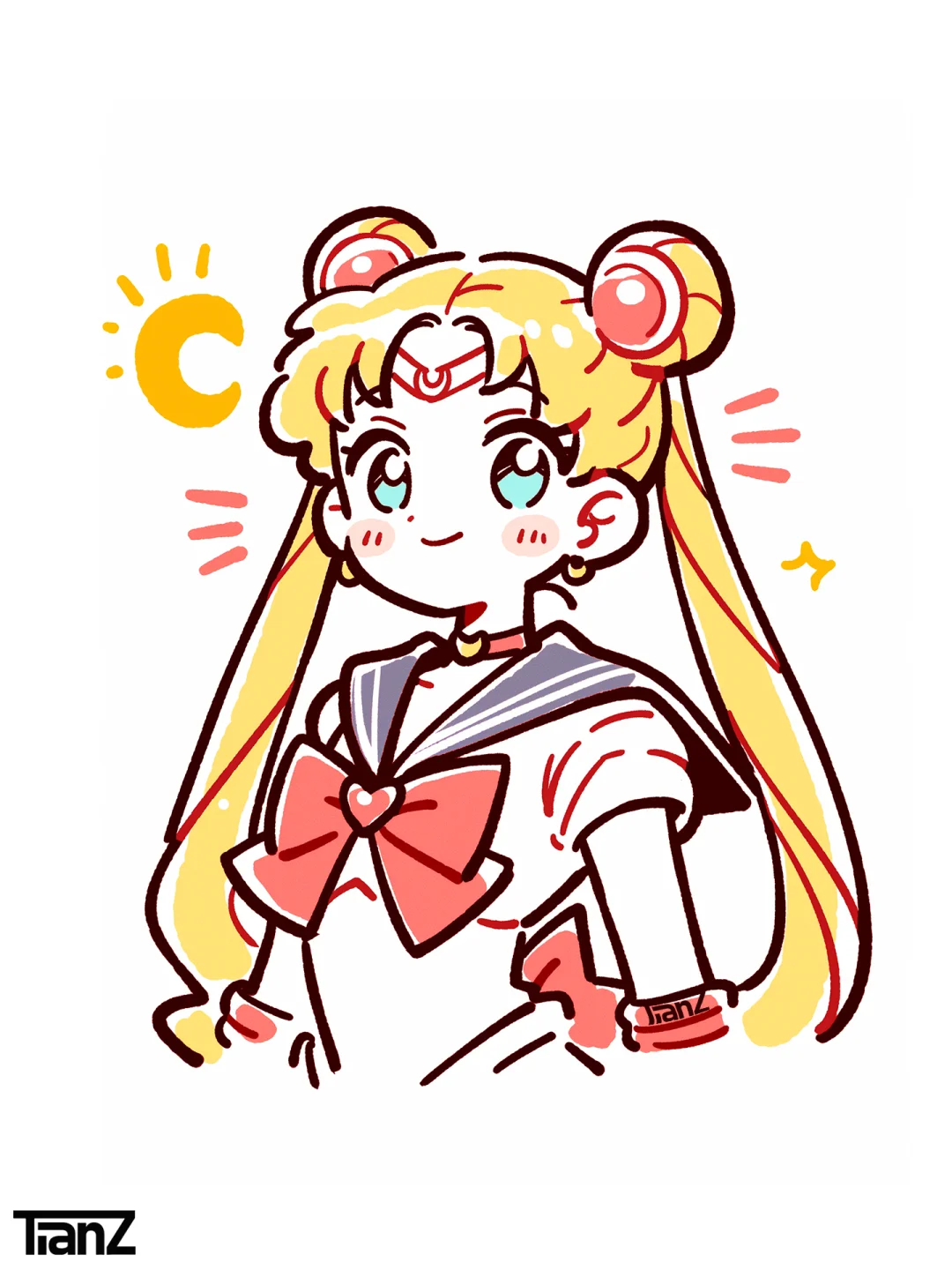 美少女战士不能少。