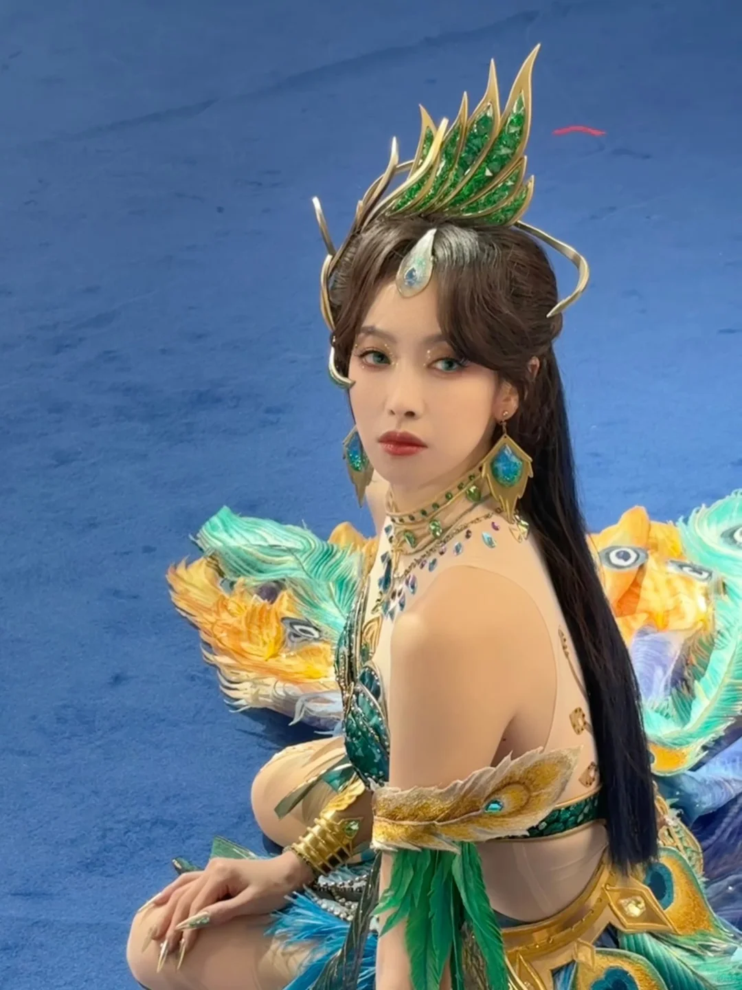 是孔雀女神宋茜的live图！！！好美啊啊啊