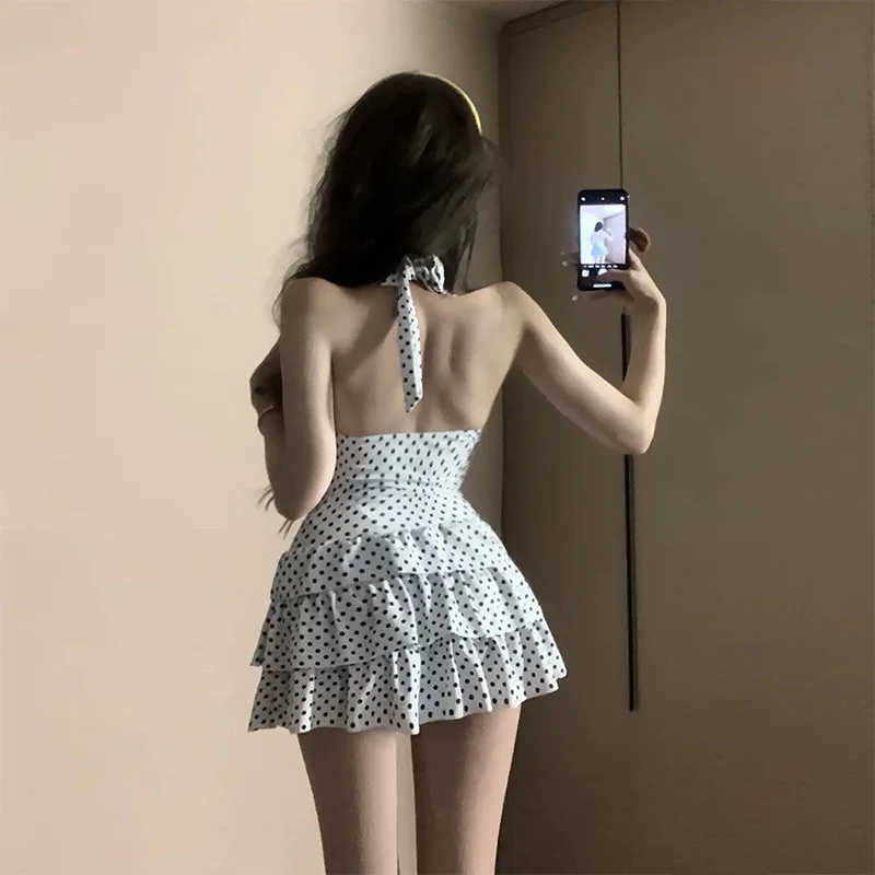 性感波点泳衣👙必入手