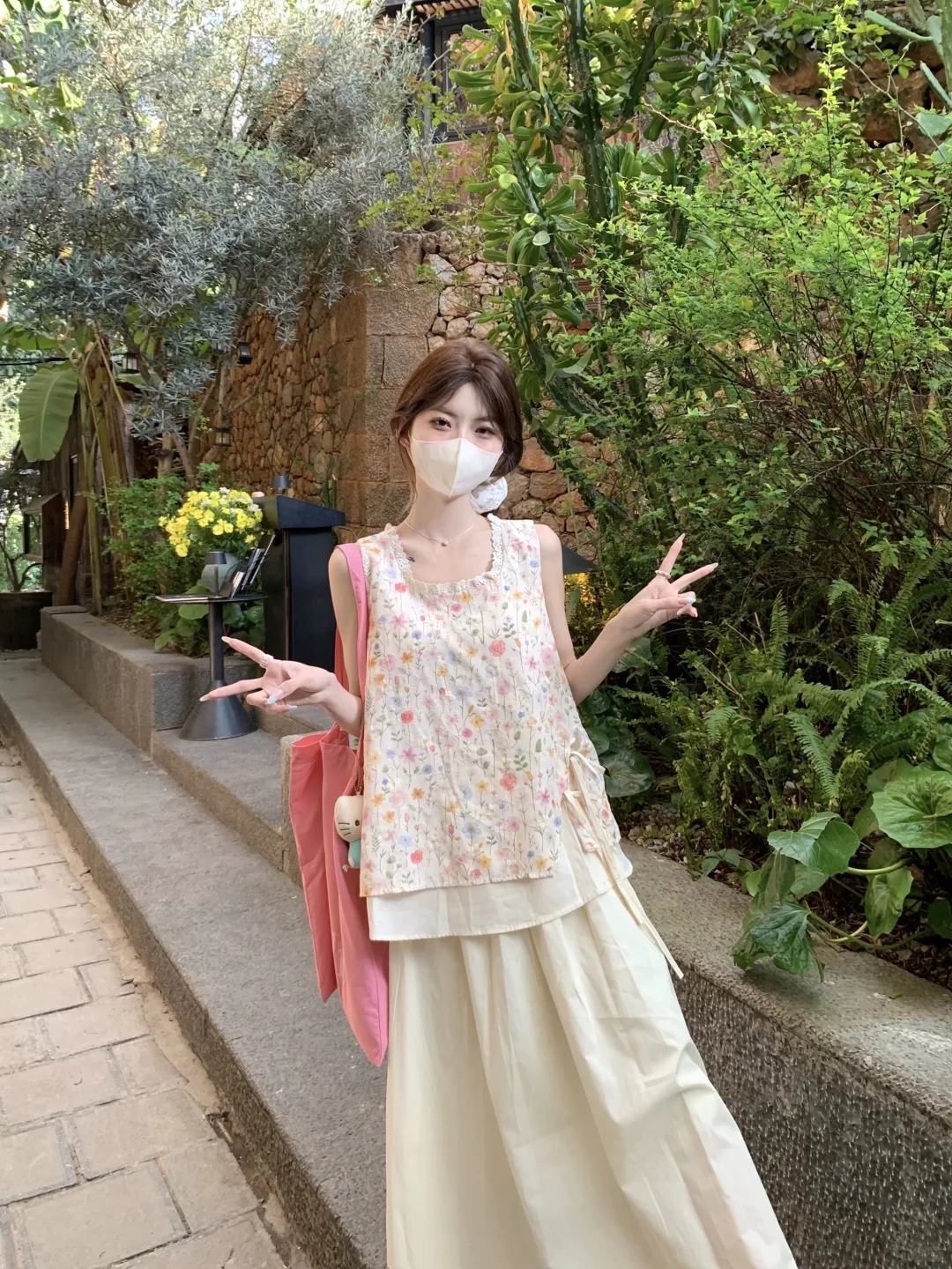 真的爱惨了这套碎花小套装了💖
