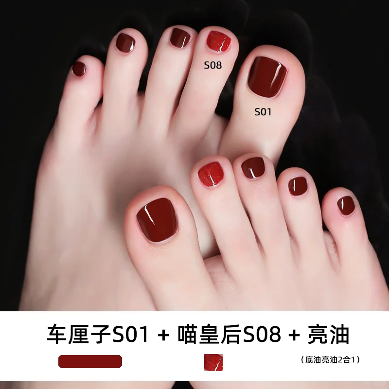 春夏涂脚上的指甲油颜色，巨显白