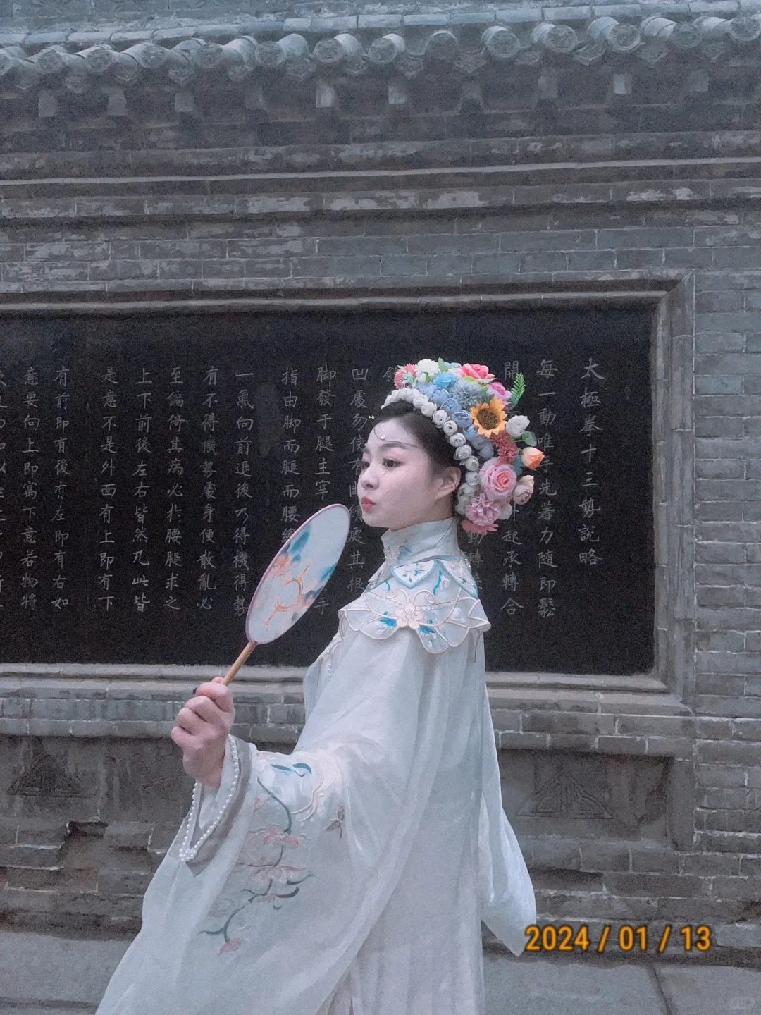 汉服拍照打卡
