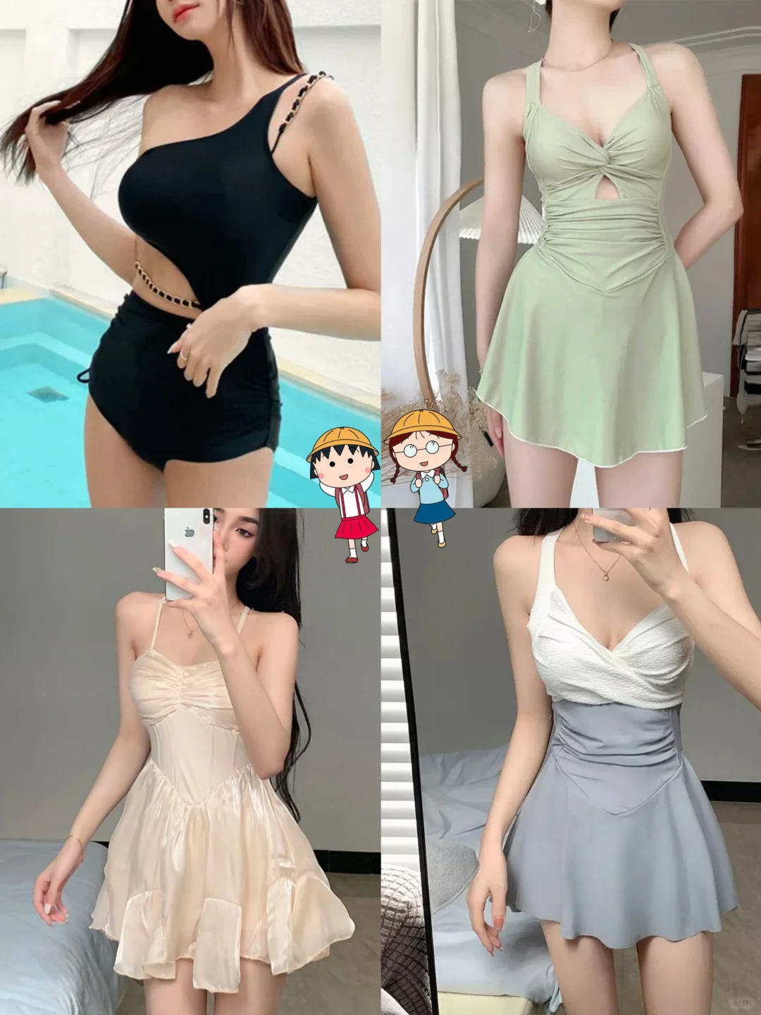 合集‖充满夏日感泳衣，真的很难不爱