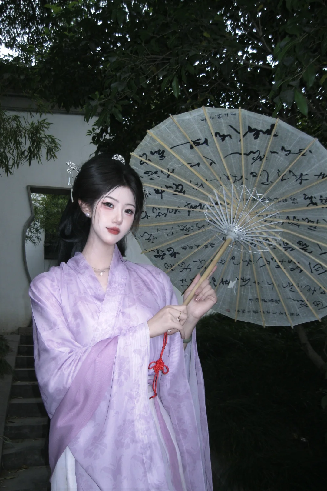 江南烟雨朦胧与魏晋风汉服最配