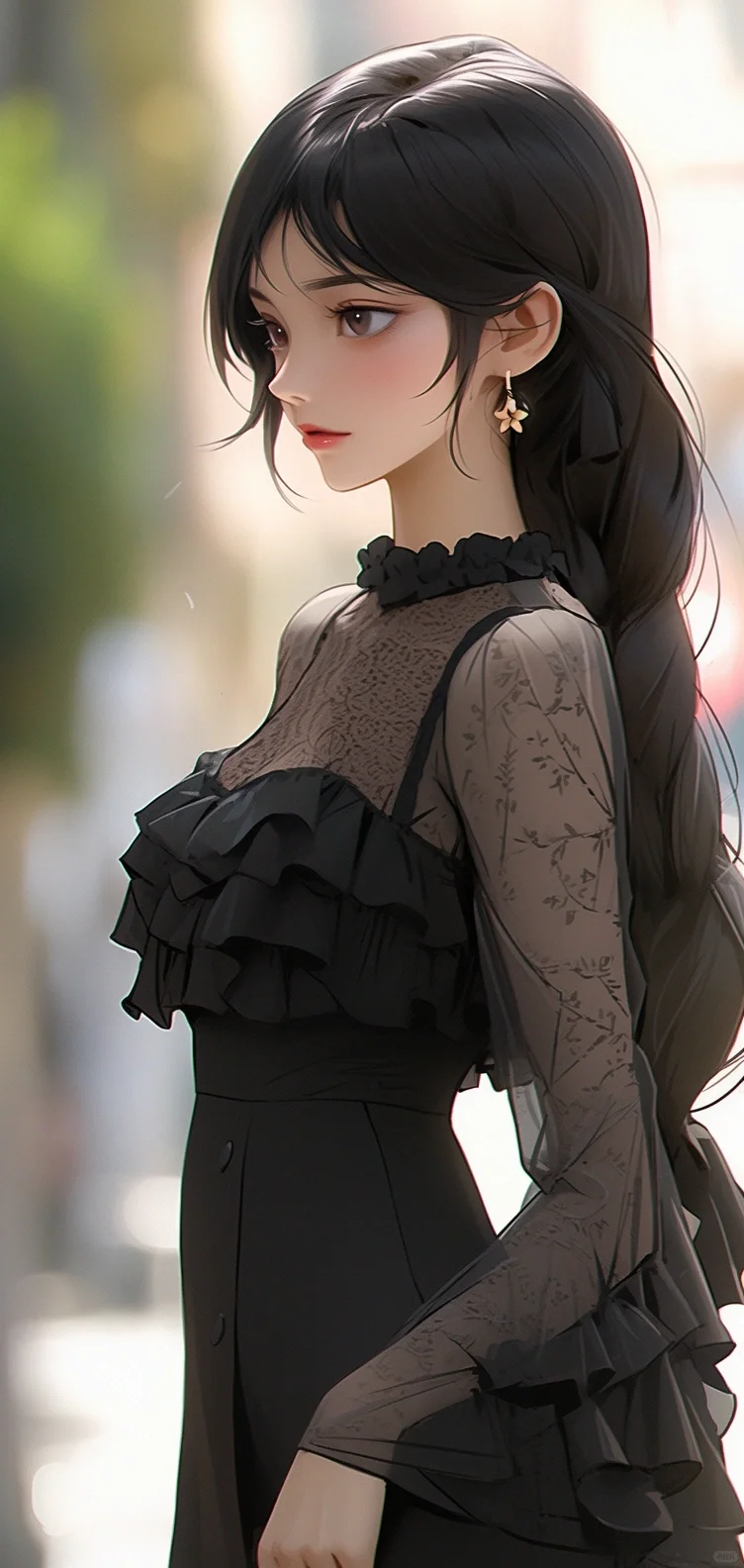 跟着AI学穿搭今天是性感美人️