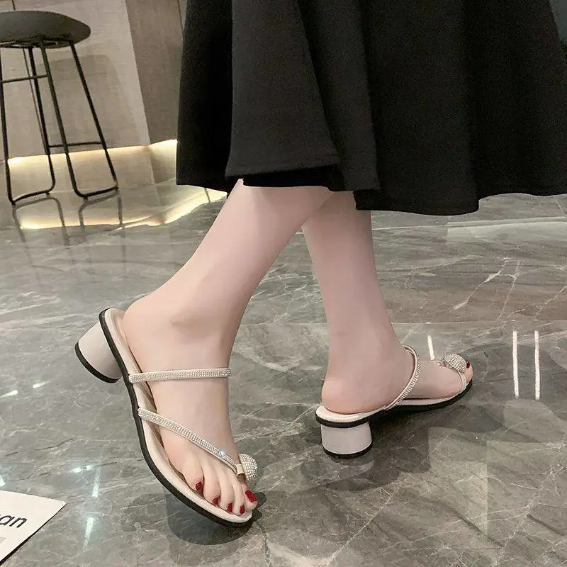 ✨夏日必备|法式水钻凉鞋👡
