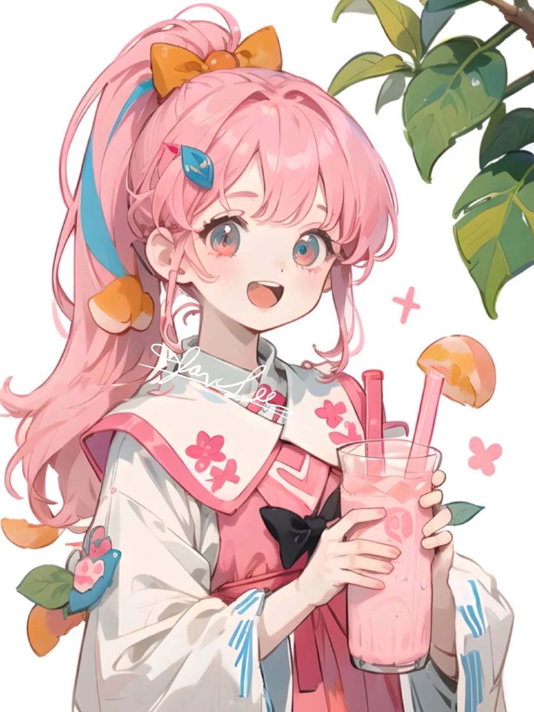 可爱头像 | 粉色系| 水蜜桃女孩