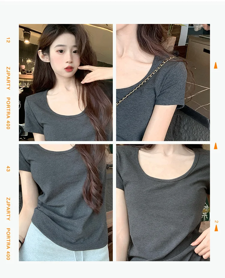 夏日必备✨显瘦莫代尔T恤