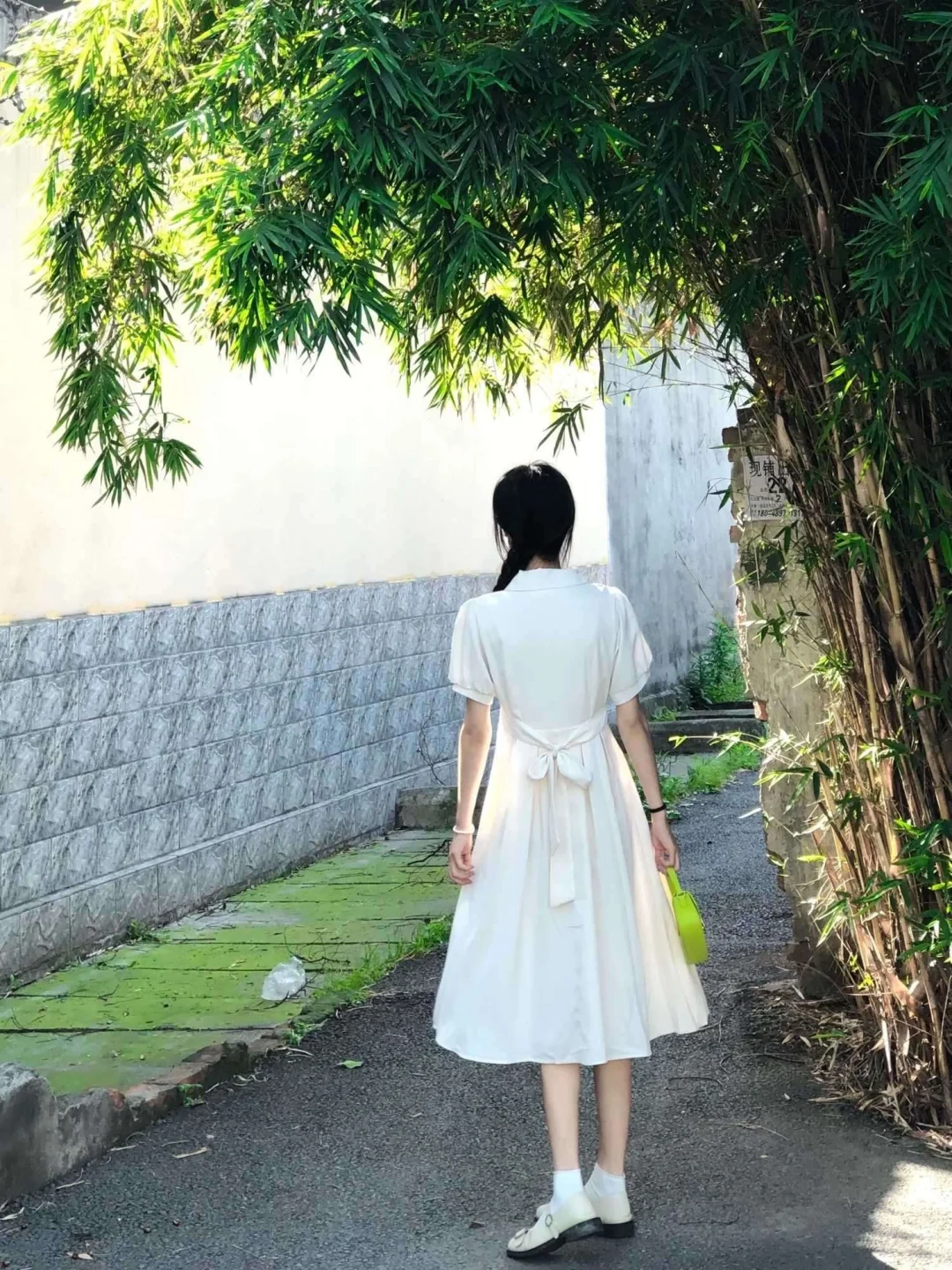 法式小清新森系初恋裙