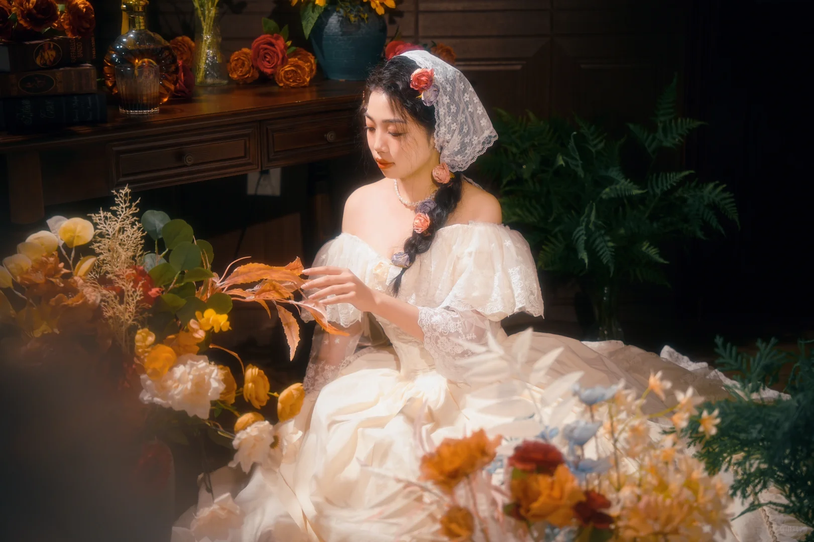 常德写真|油画少女的氛围感，美到犯规