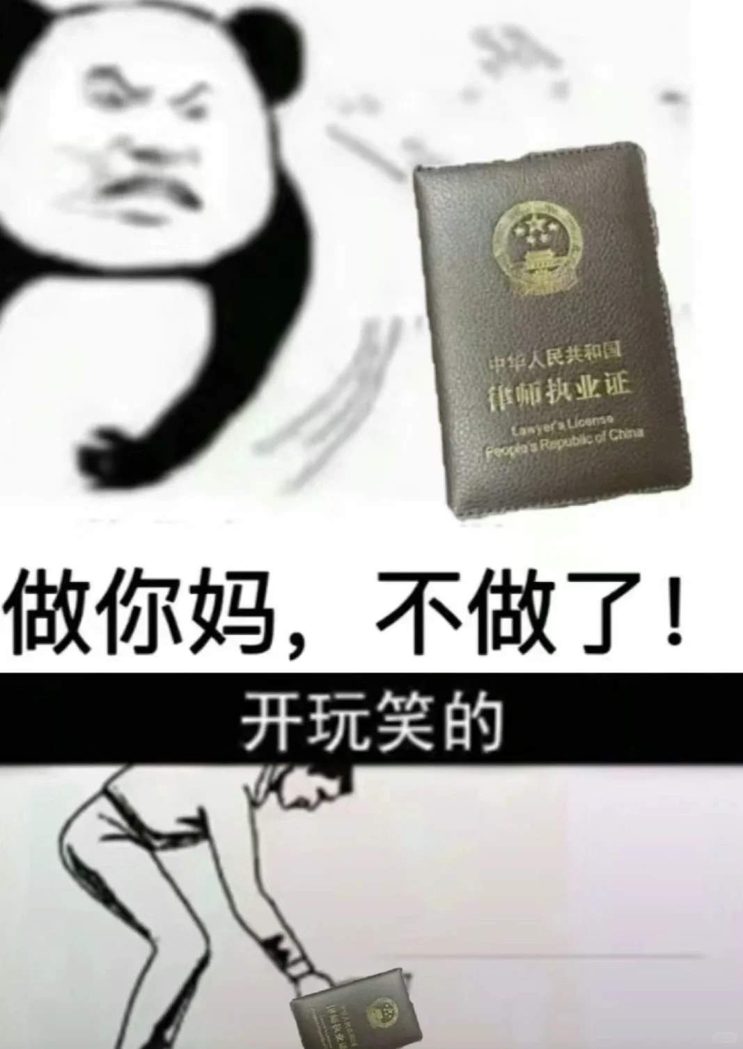 一些法律人才懂的表情包
