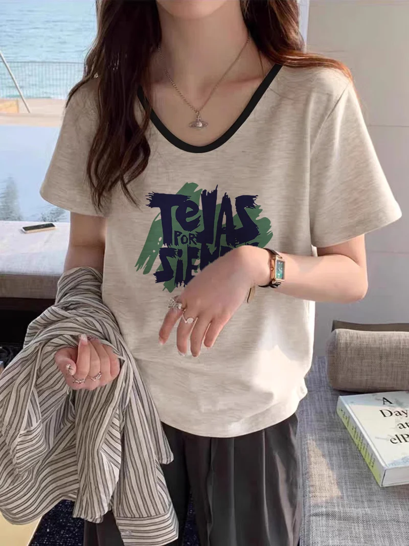 🔥夏日必备！正肩T恤穿出好身材✨