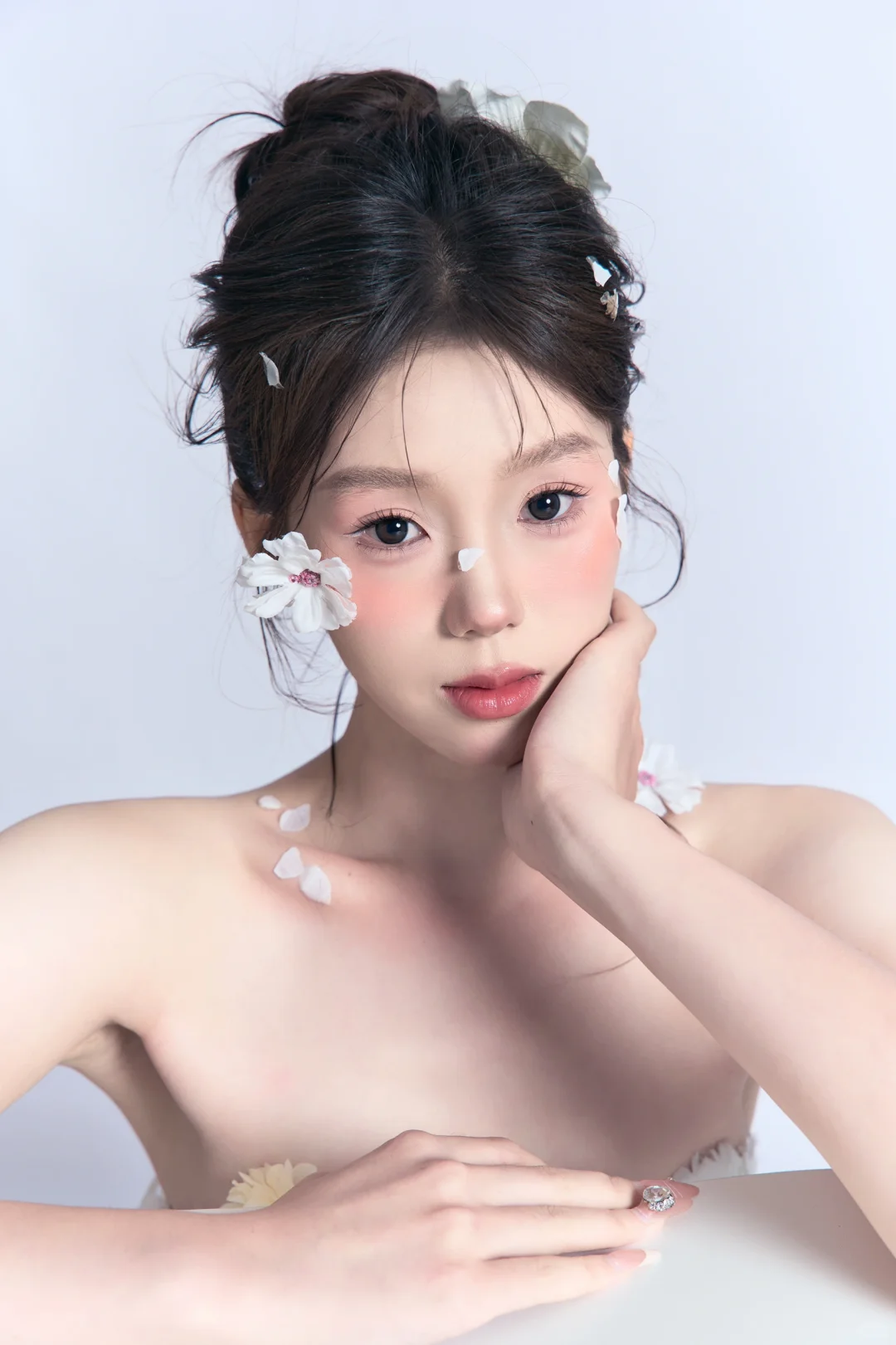 丸子头➕花花绝配 🫧