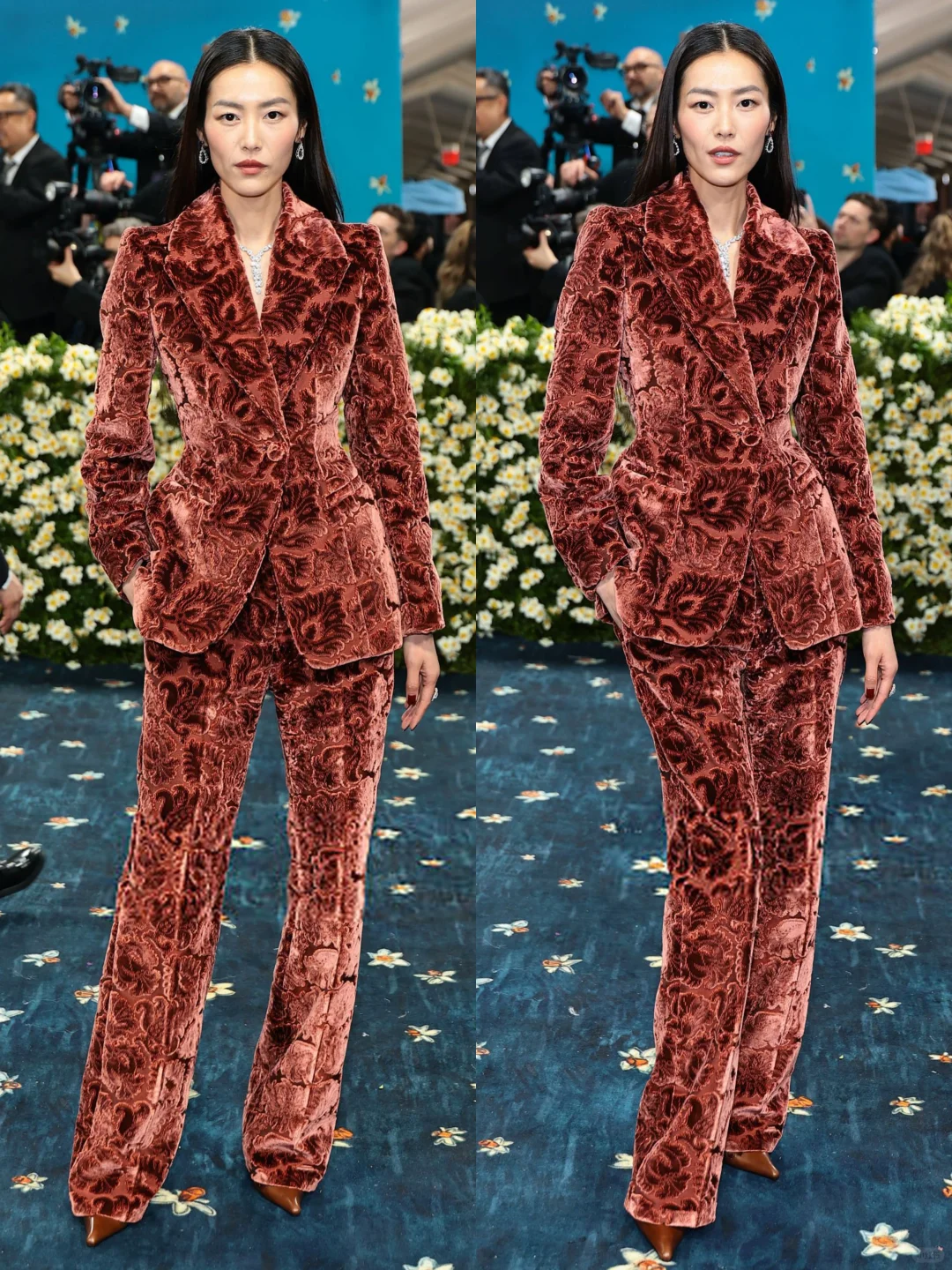 两位国模刘雯&孙菲菲亮相今年MetGala