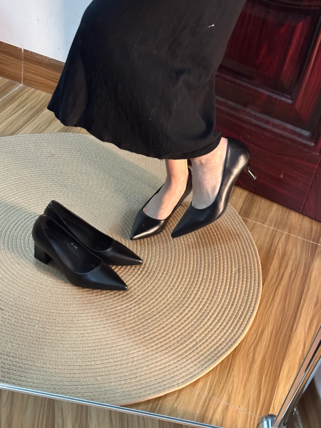 黑羊皮职业鞋👠舒适又高级