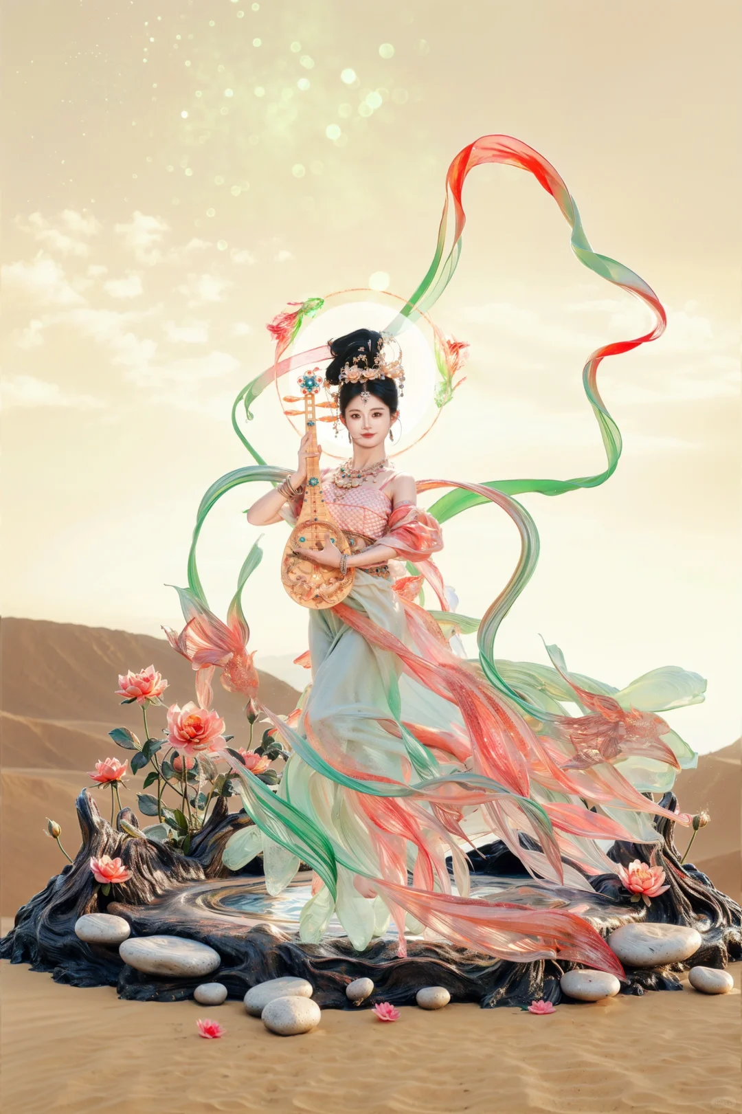 敦煌飞天女神