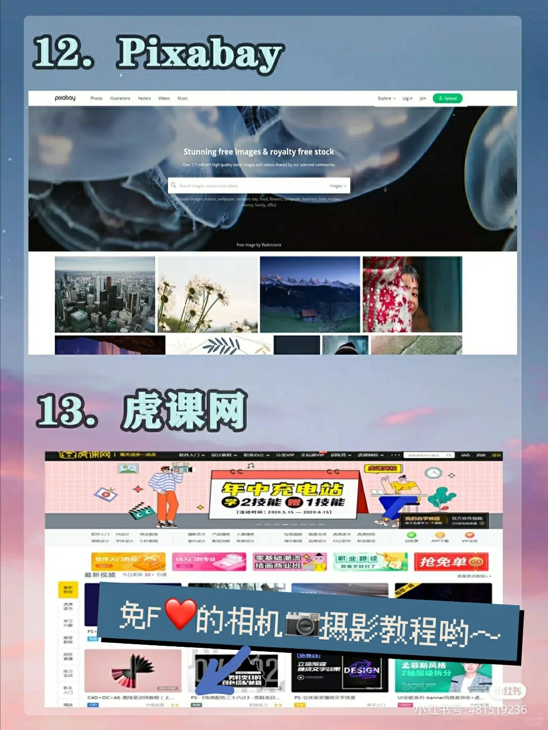 摄影网站分享📷学摄影必看