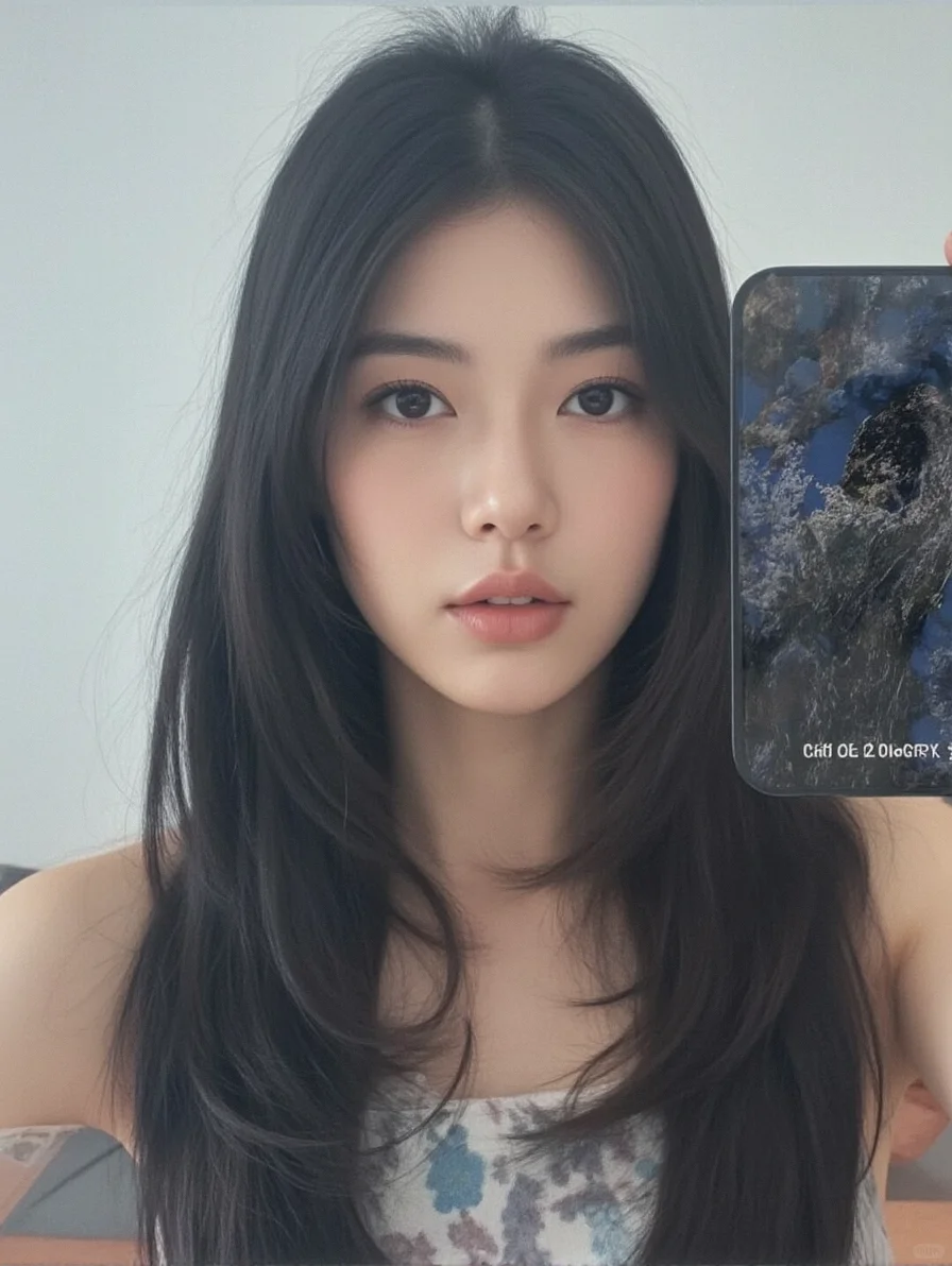 绝！被疯狂求同款的清冷长直发