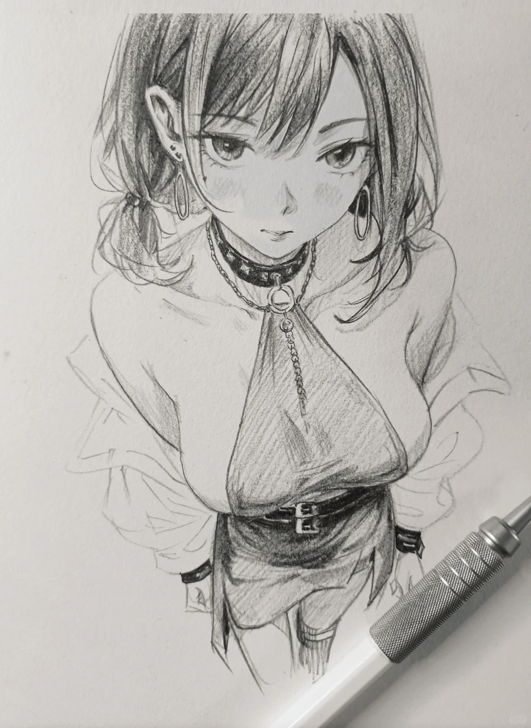 手绘大胸美女