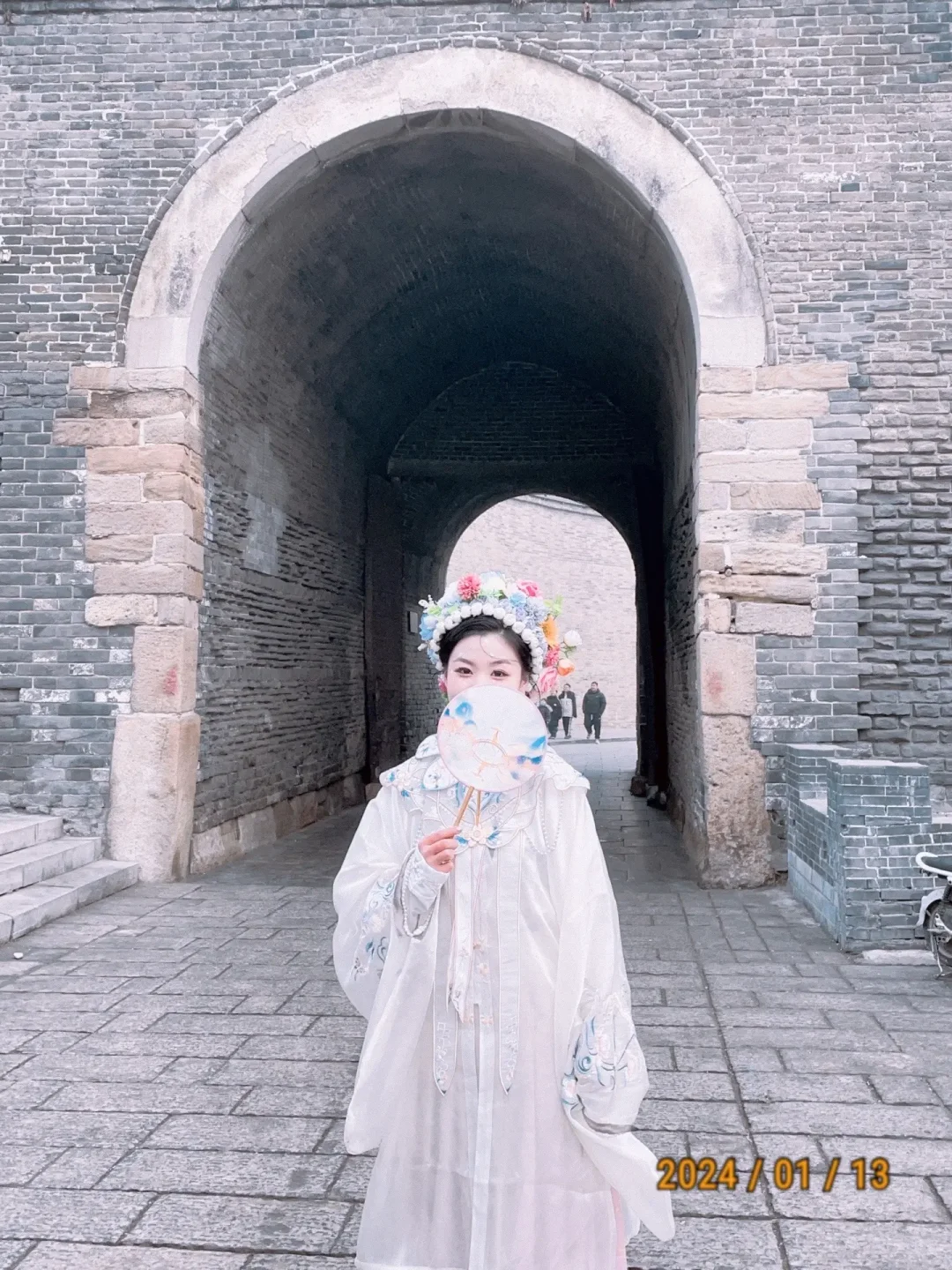 汉服拍照打卡
