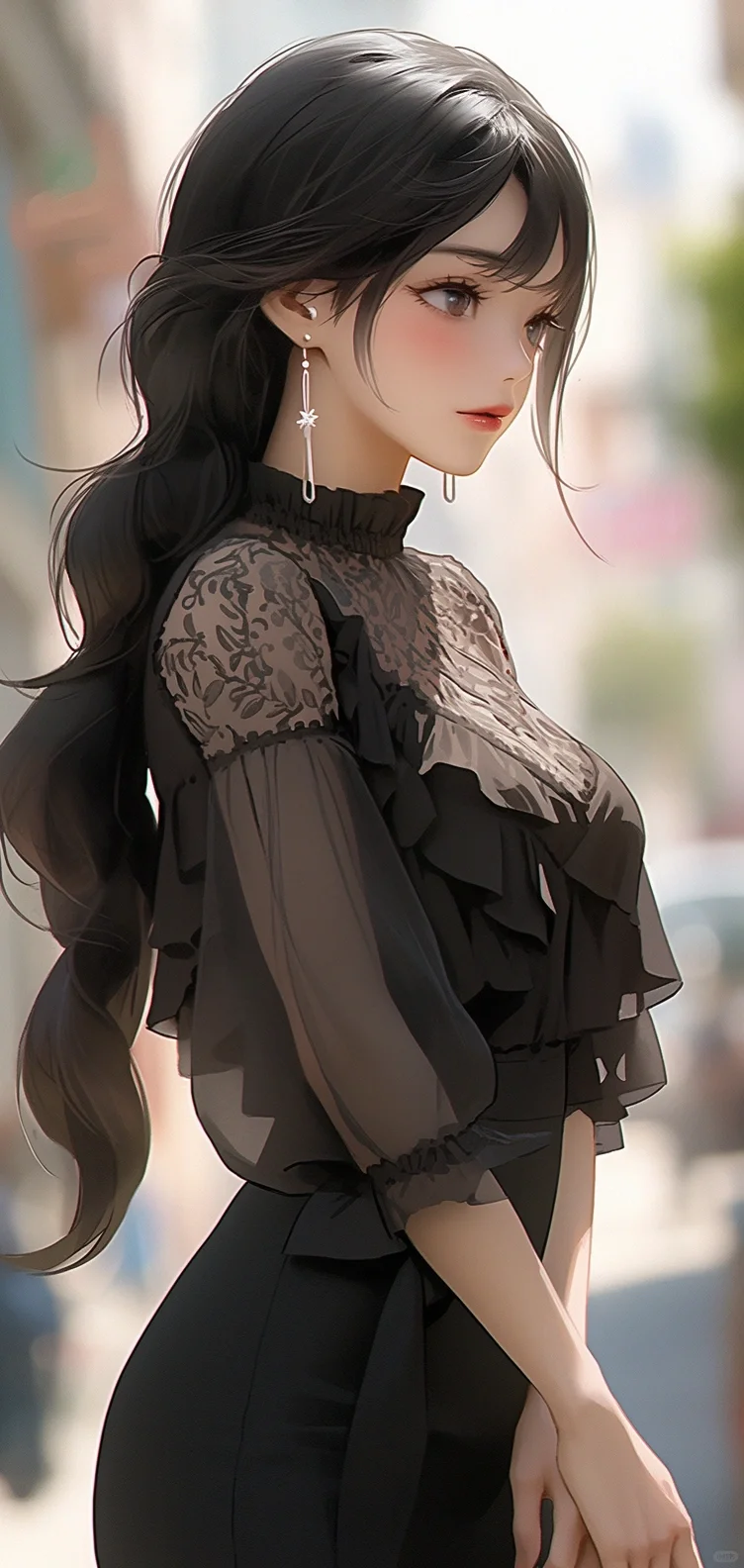 跟着AI学穿搭今天是性感美人️