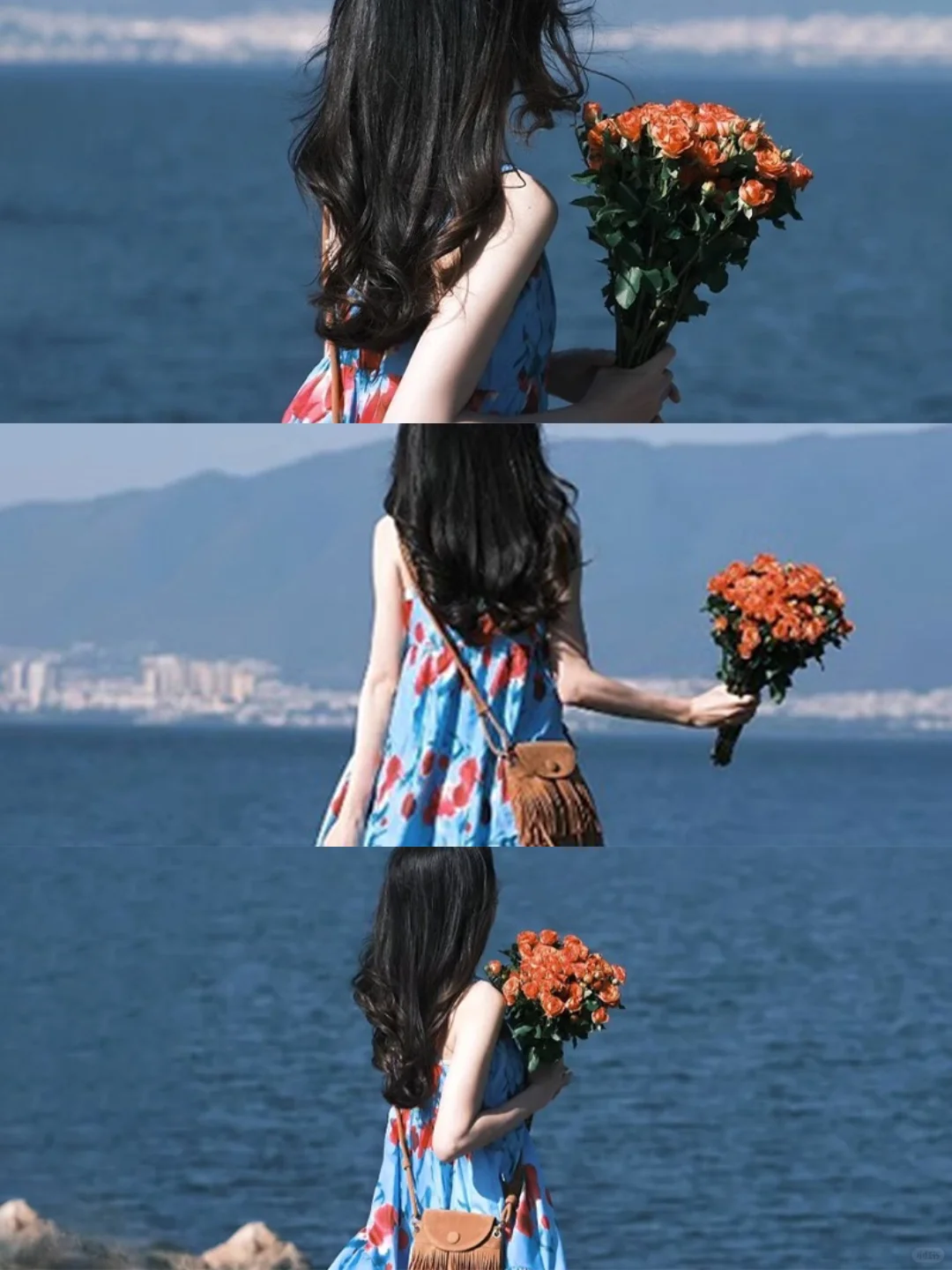 天呐！这条哥弟碎花裙直接美成海边女神😭