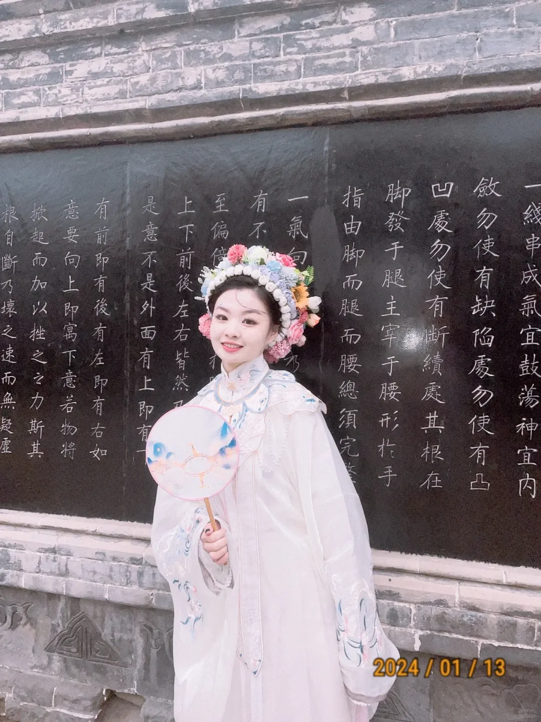 汉服拍照打卡