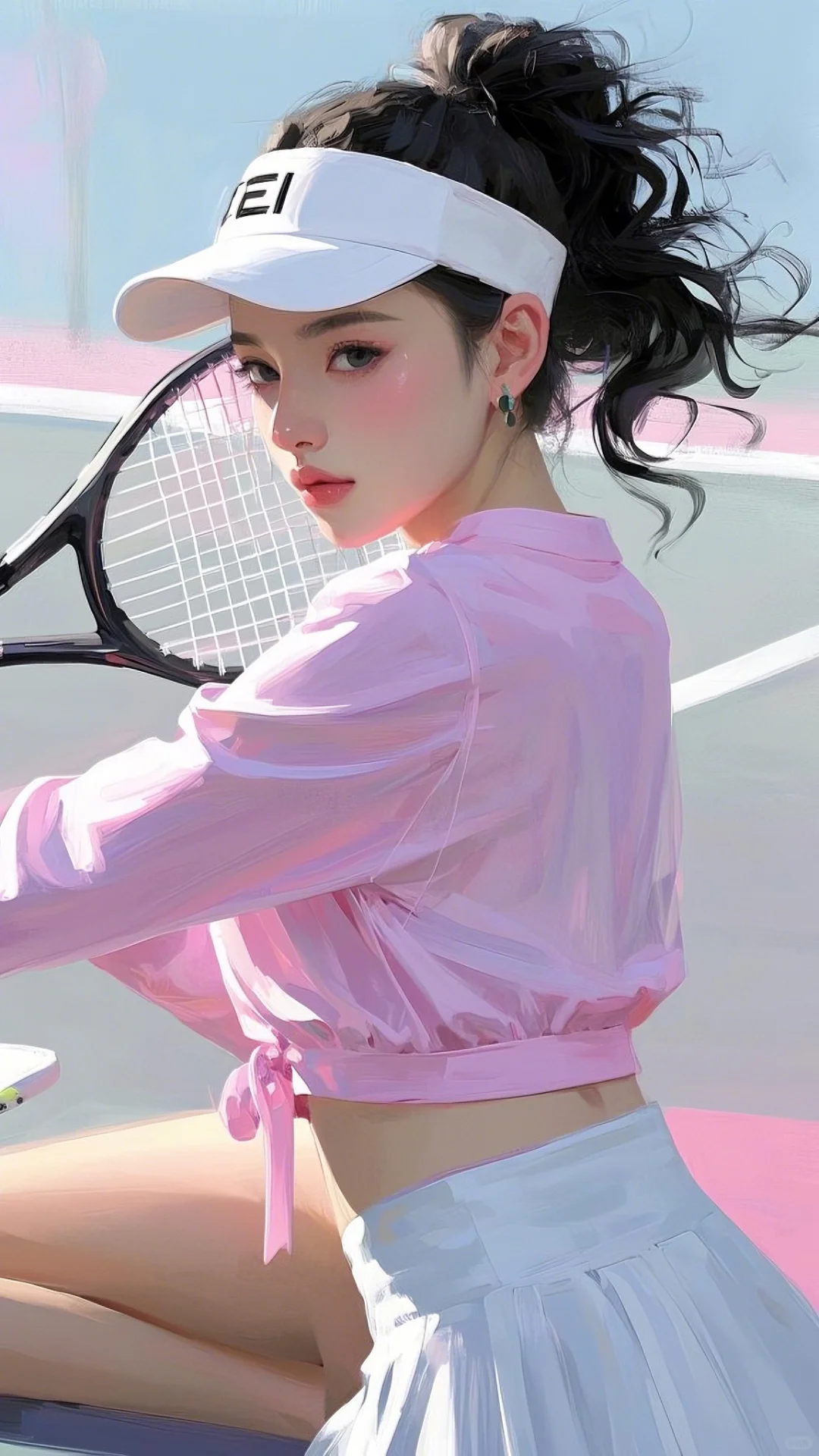 AIGC人物｜热爱可抵万难 网球少女