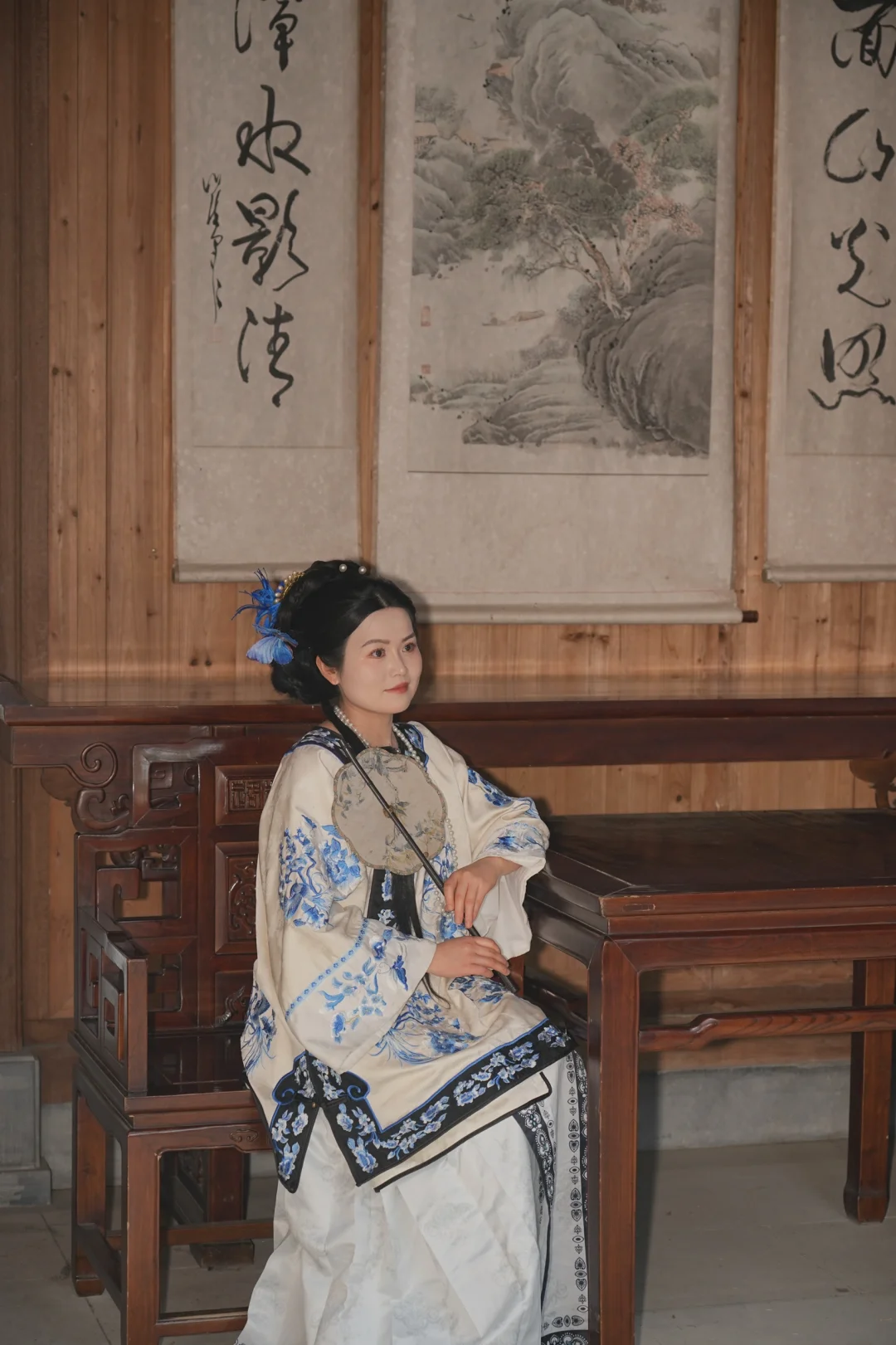 清明节出游记录—宏村299拍到的清汉女写真～