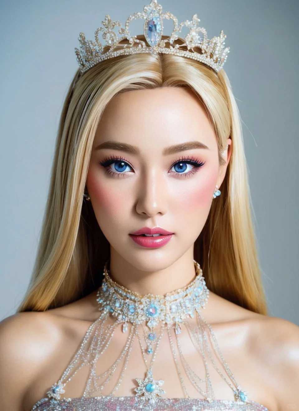 芭比ai 写真来咯，9.9米值嘛