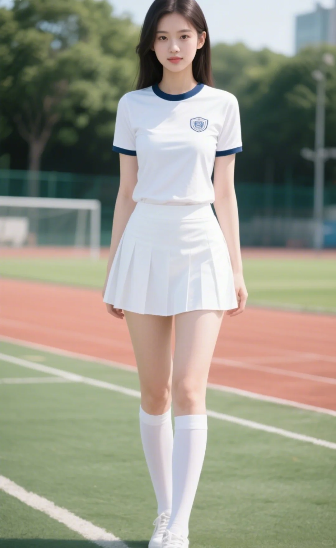 这么清爽甜美的校服谁不爱！