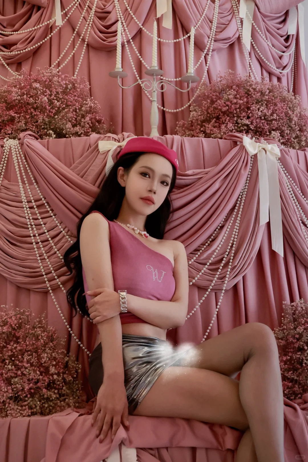 芭比粉‍♀️撞上御姐，甜辣公式live图～