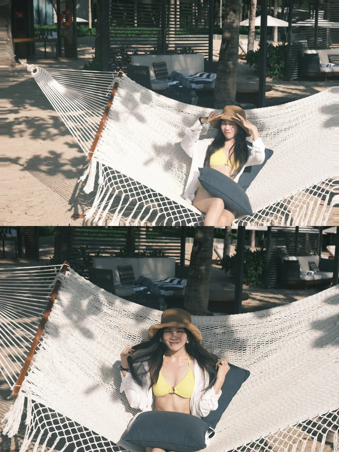 海边拍照姿势！动起来就有生命力啦🏝️