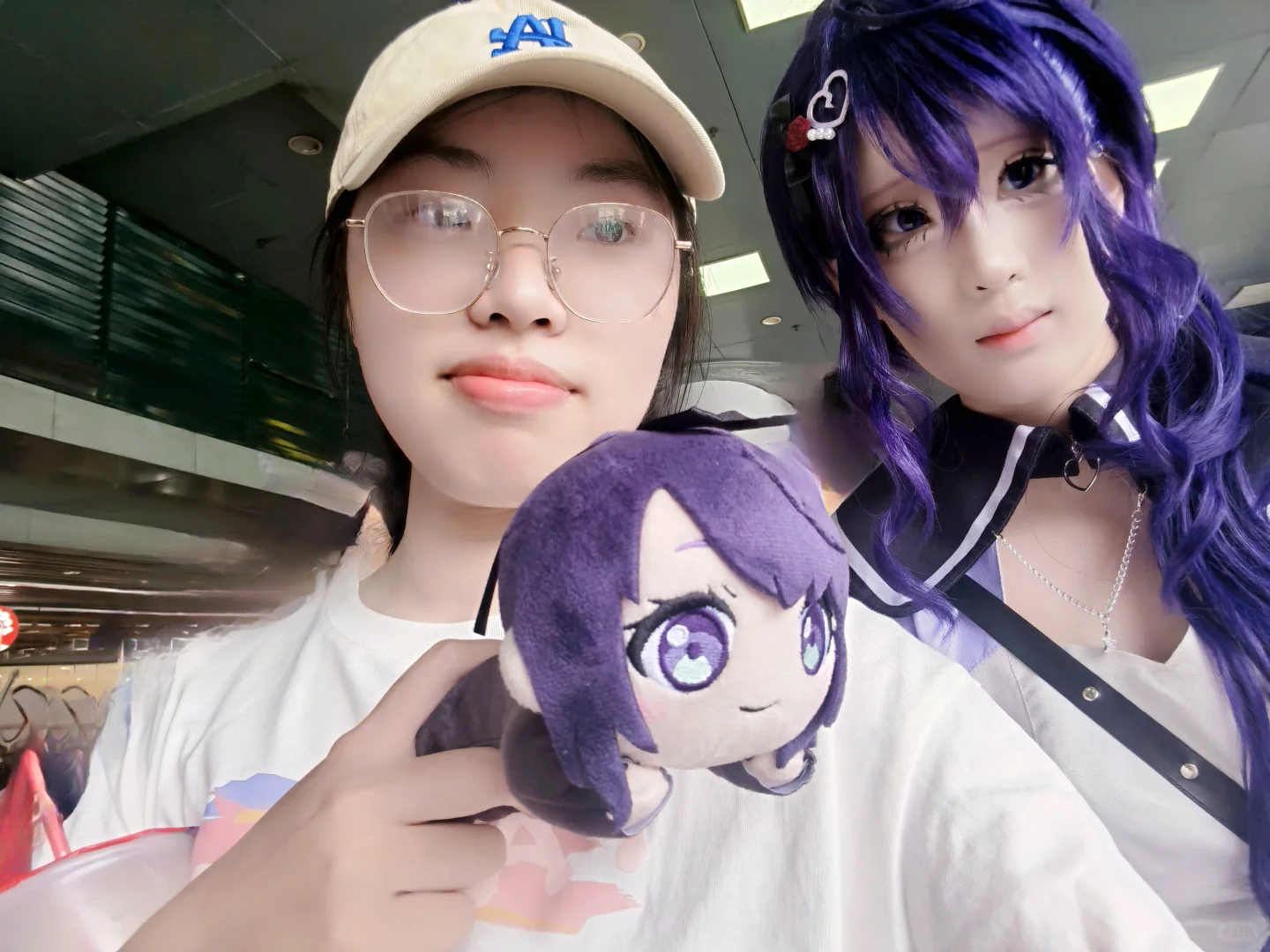 天府广场遇到的cos老师简直就是mfy本人！