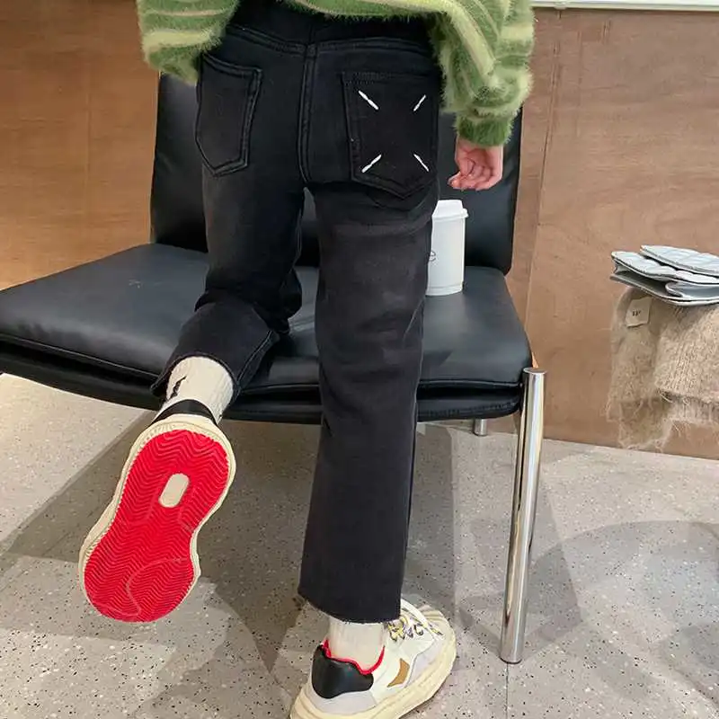 秋冬必备👖女宝直筒牛仔裤