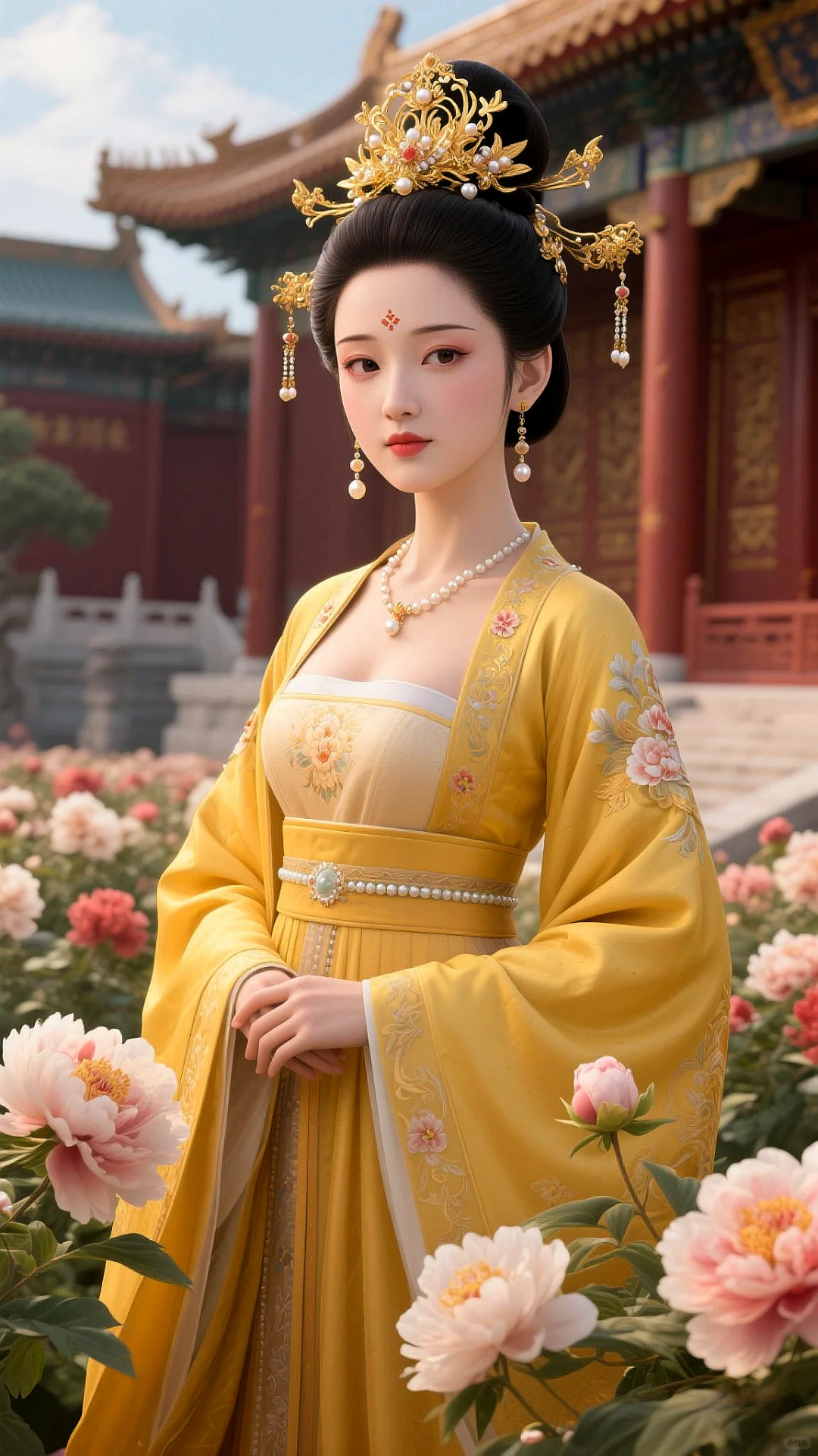 有美人兮， 见之不忘