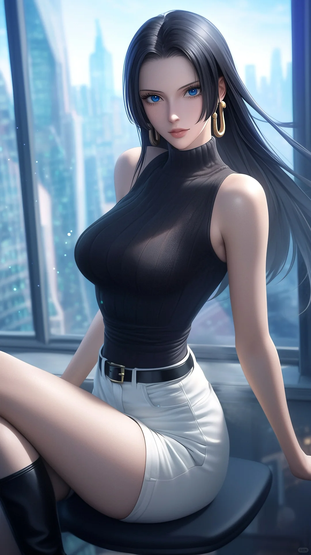 AI创作DIY海贼王女帝篇：流盼生姿