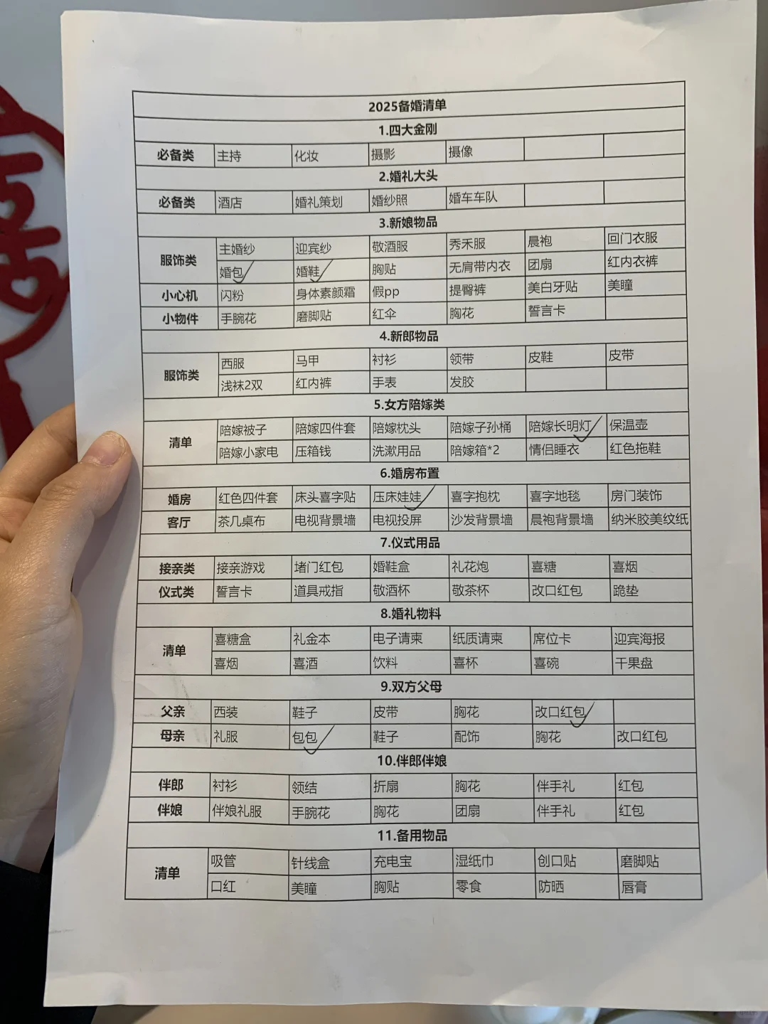 5.17婚期备婚进度90%，我妈说火烧眉毛了