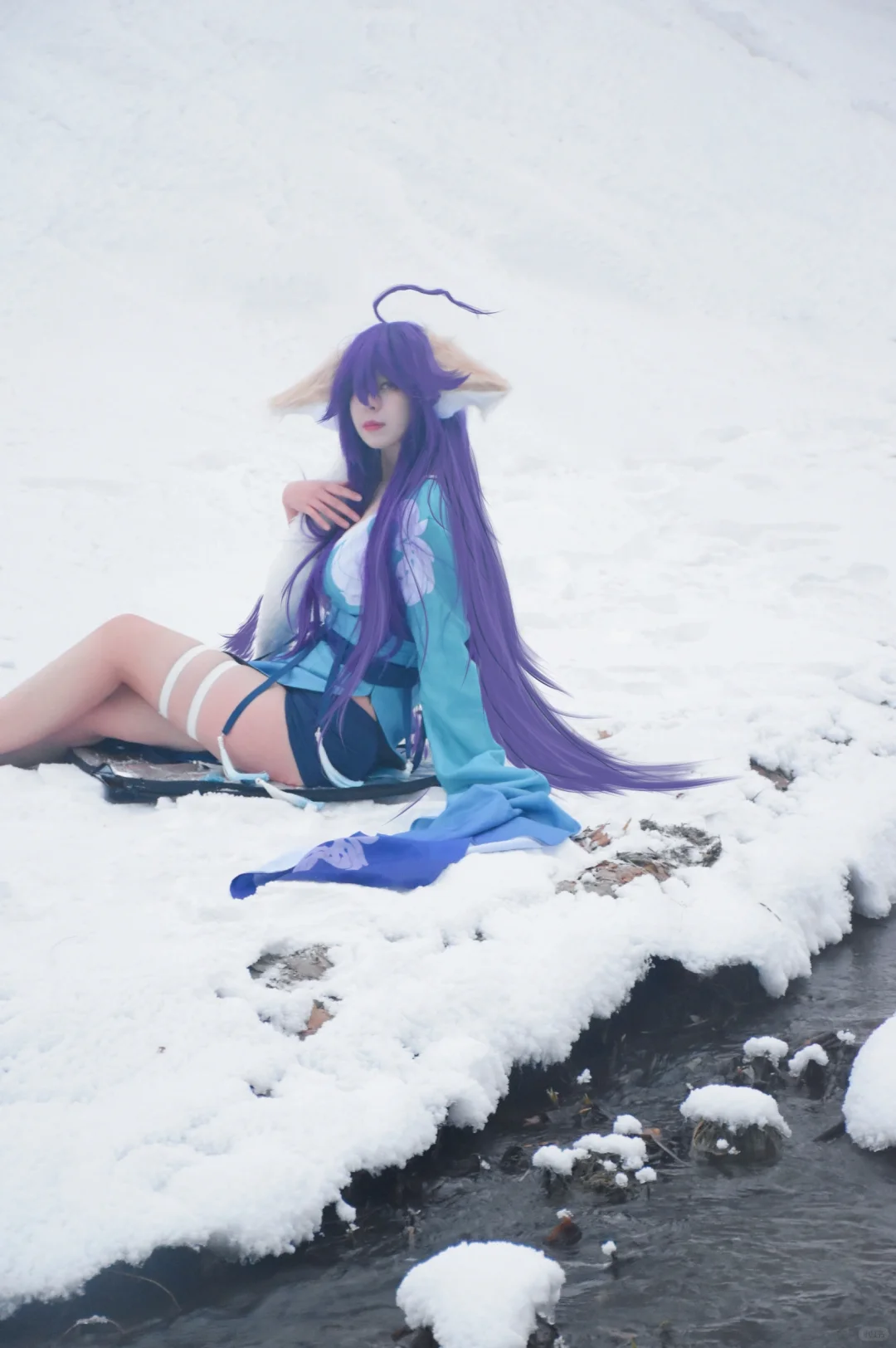 冒着被冻死的风险拍了雪景