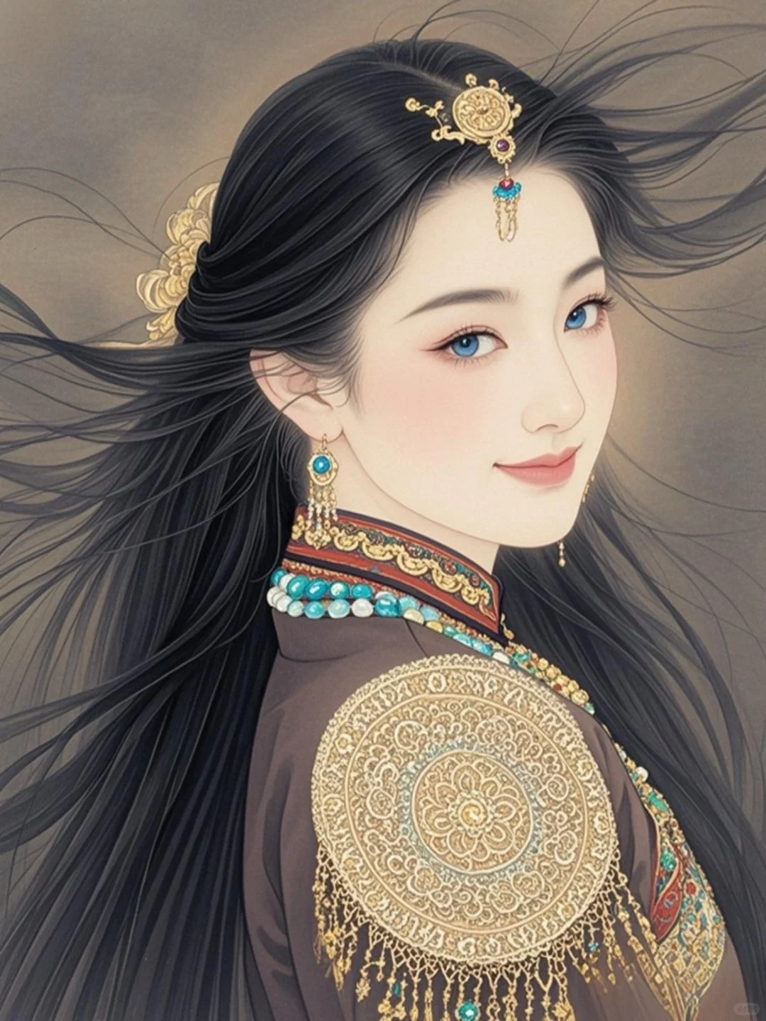 美到心巴上！异域风情 国风 美人 头像！