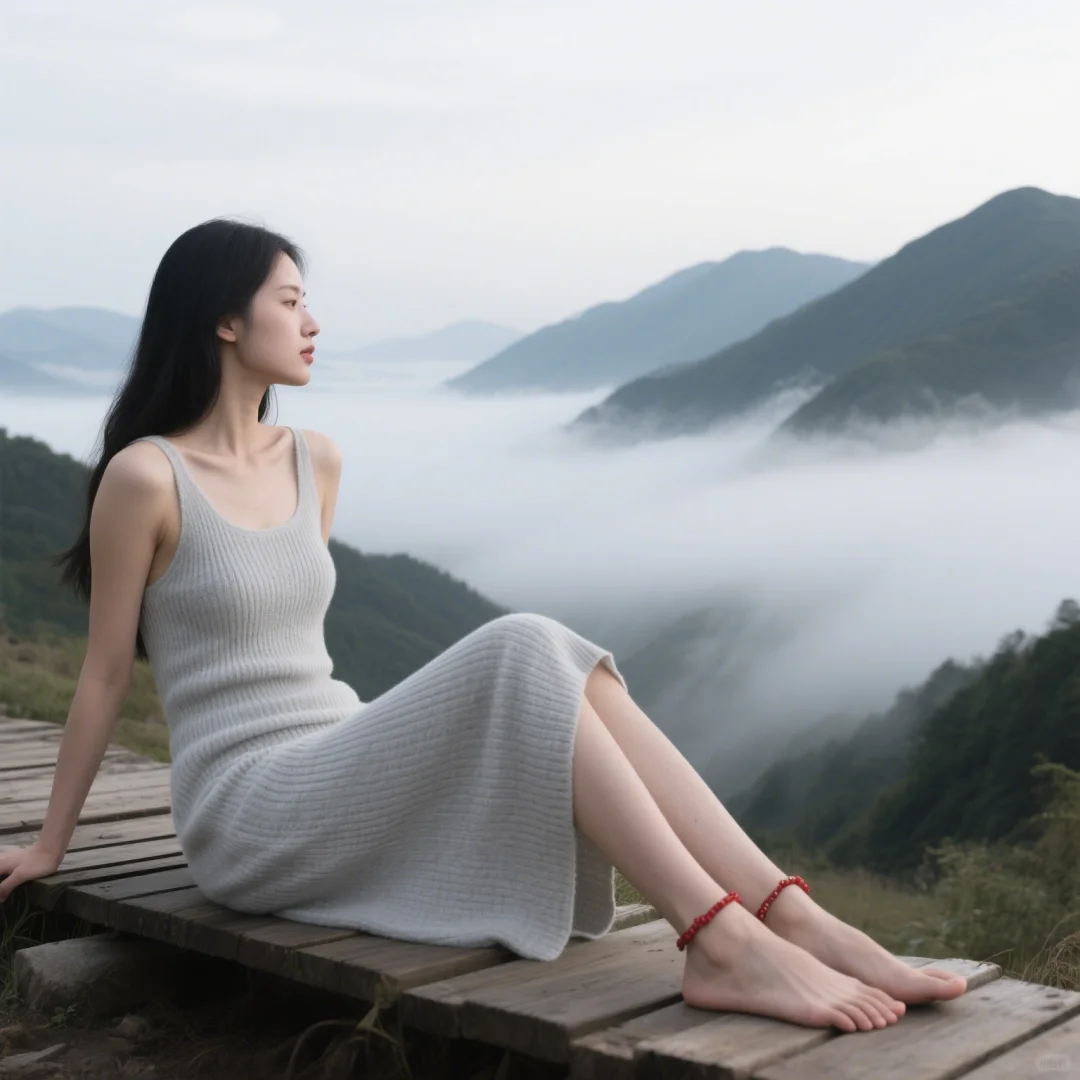 小小的阿姨，温柔的微笑