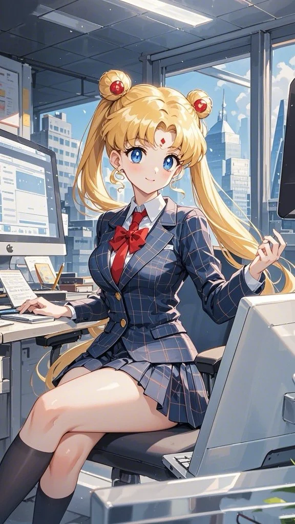 月野兔变身打工人💼🌙