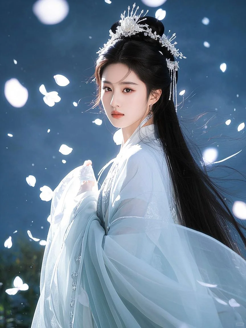 簪花影里，玉颜倾世
