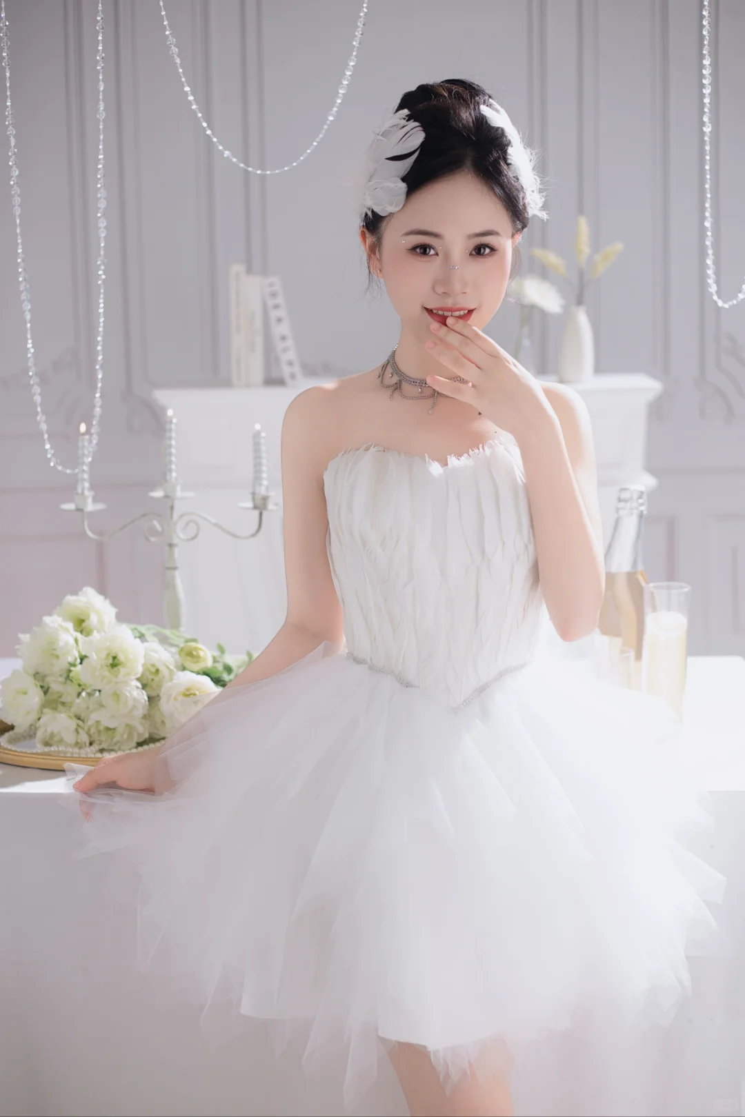 在瑞丽网红摄影，化身天鹅与油画中的女主角