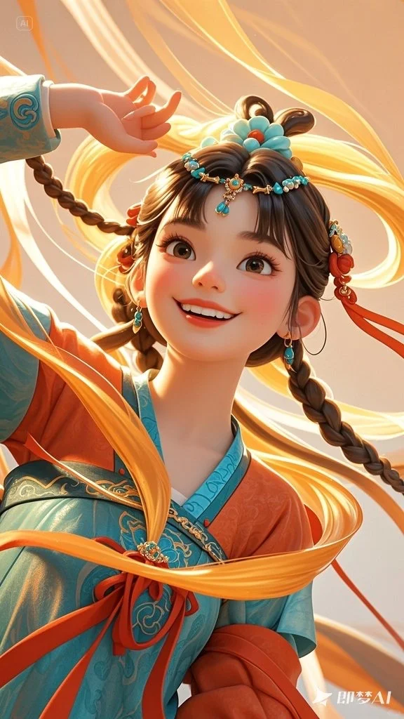 国风国潮风插画 附AI关键词